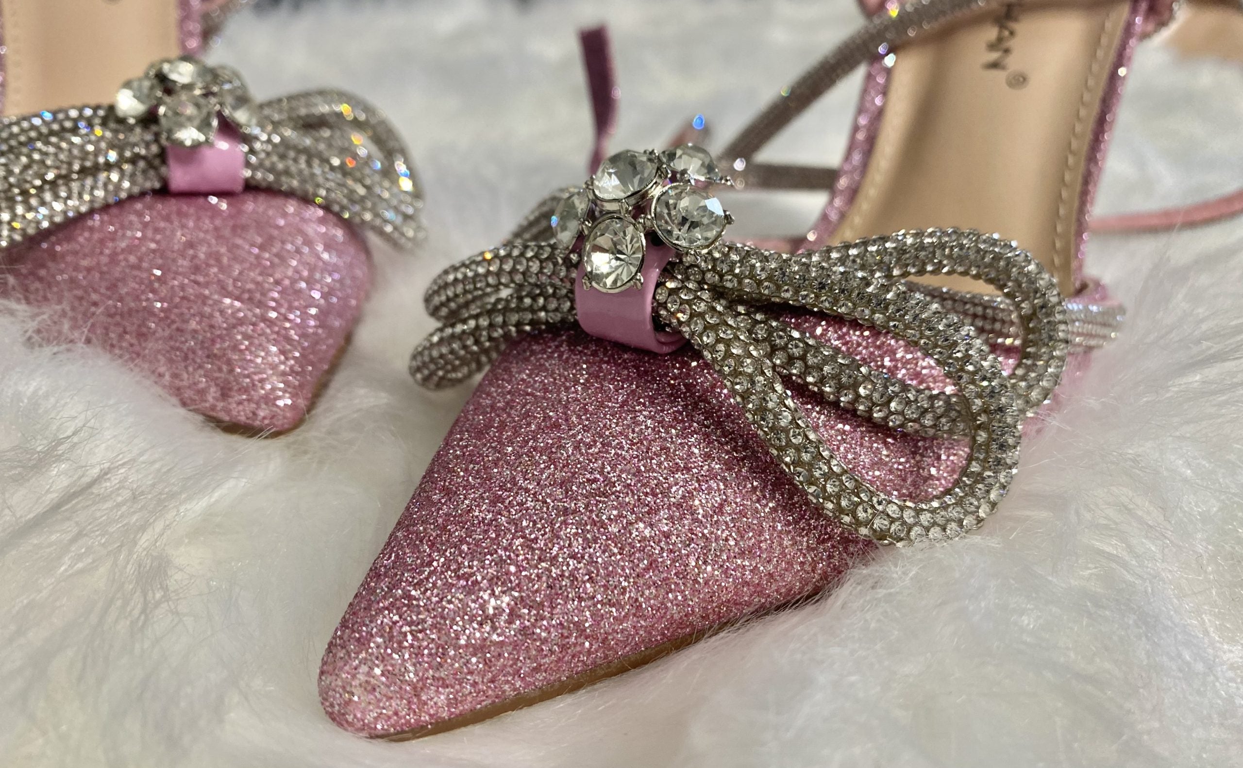 Decollete Diamond - Glitter Rosa