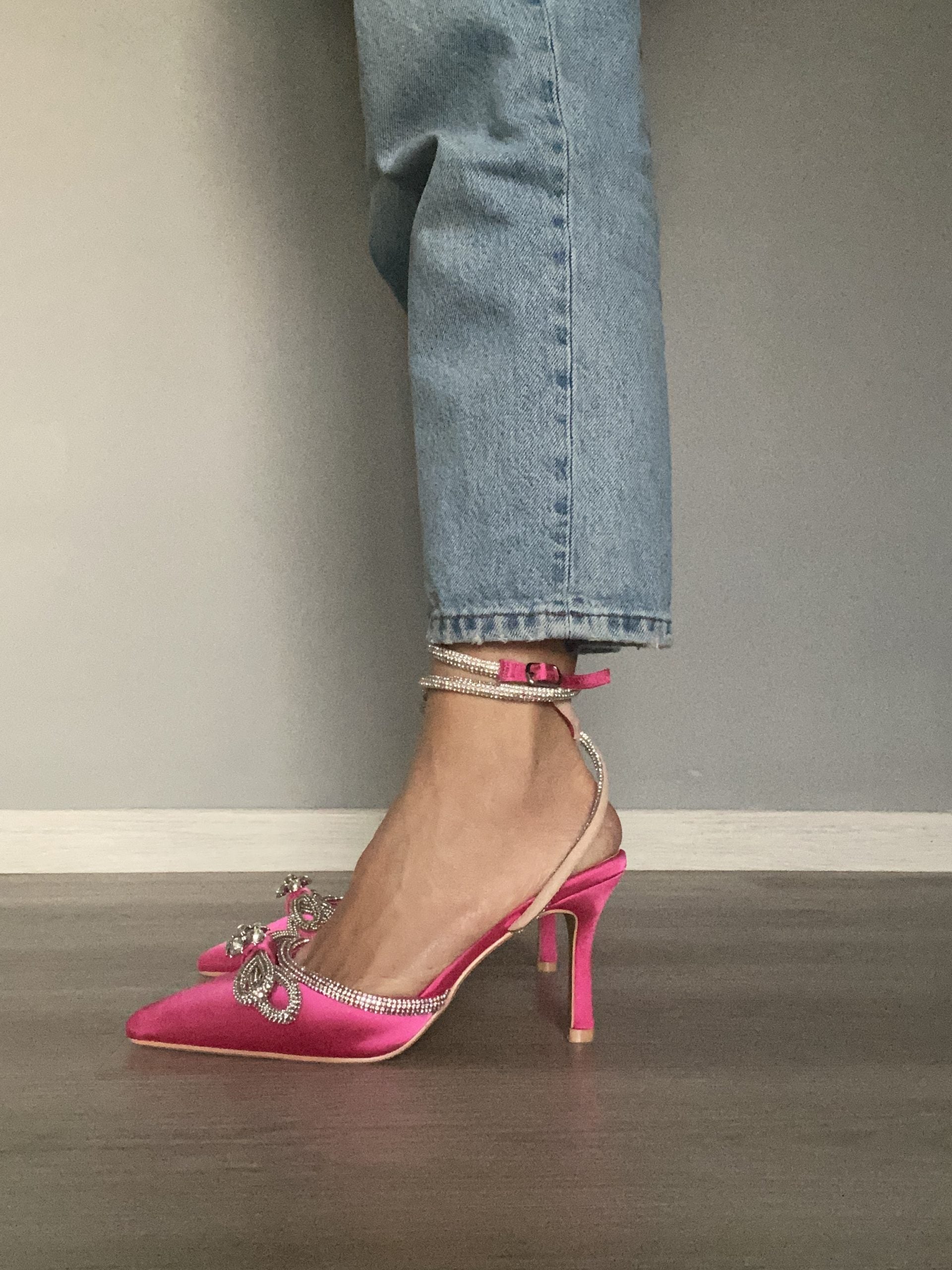 Decollete Diamond 8 - Satin Fucsia