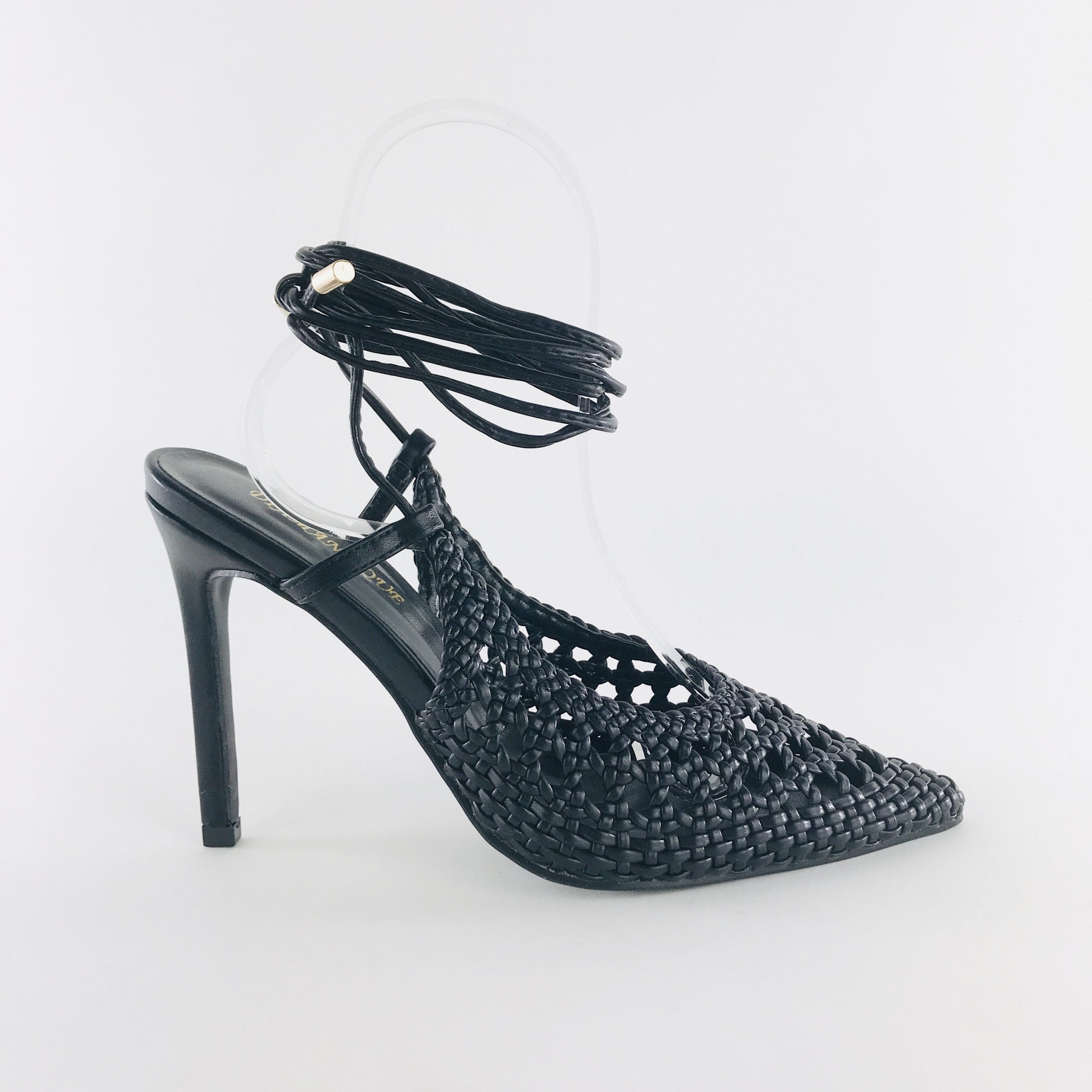 Decollete Rafia Look - Nude