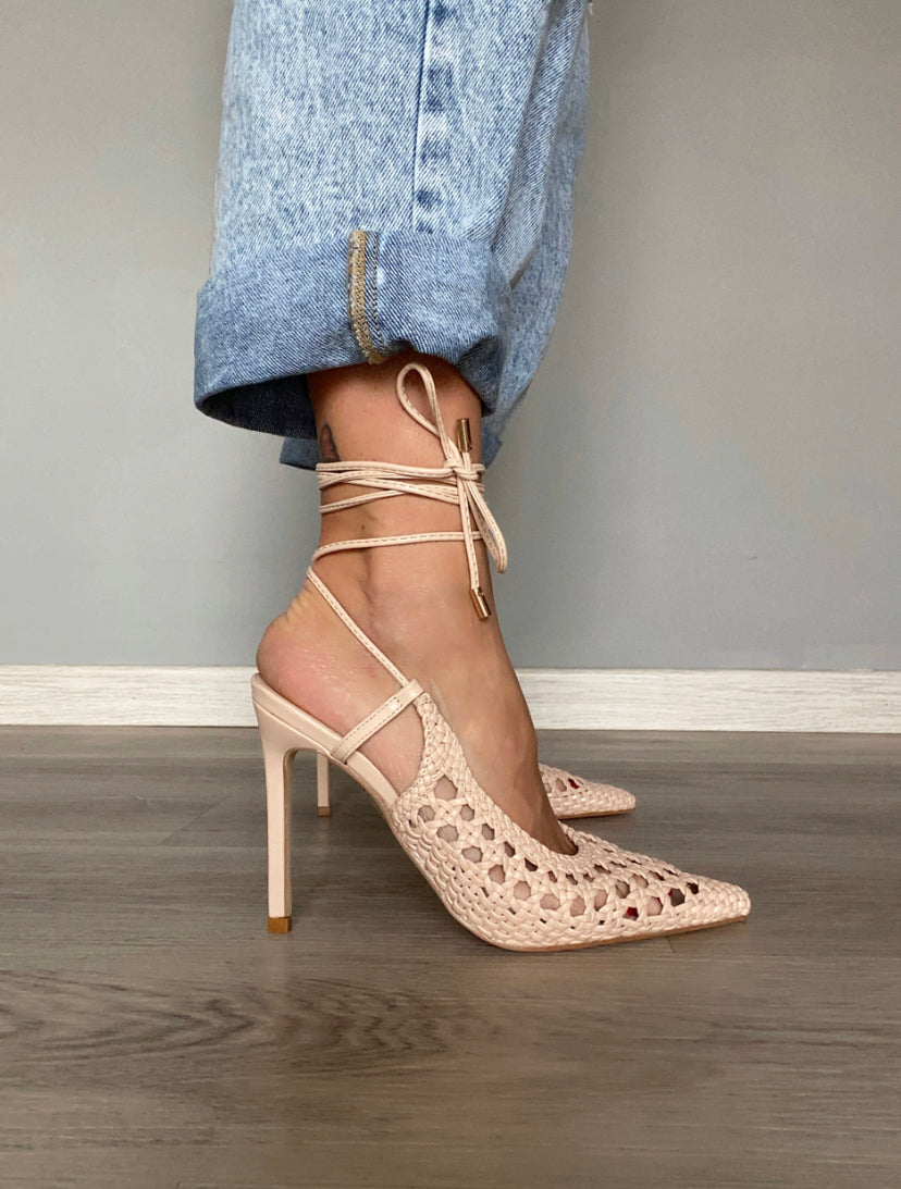 Decollete Rafia Look - Nero