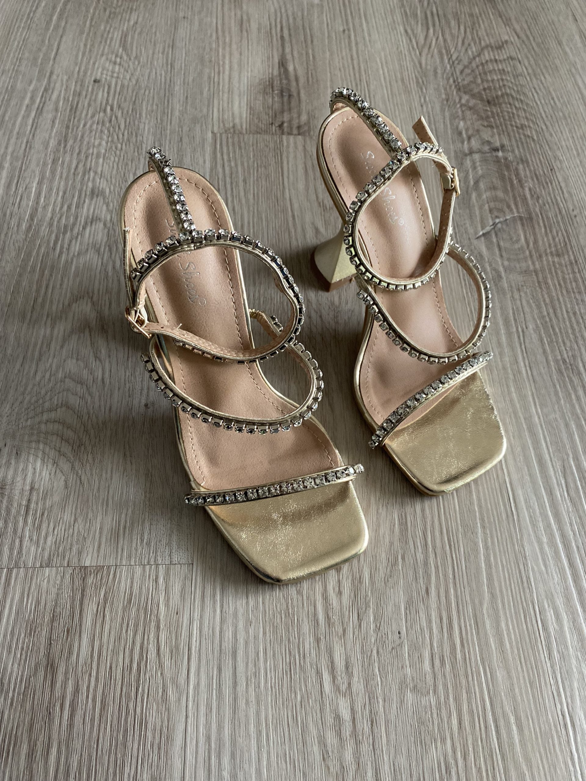 Sandali Gioiello Mina - Oro