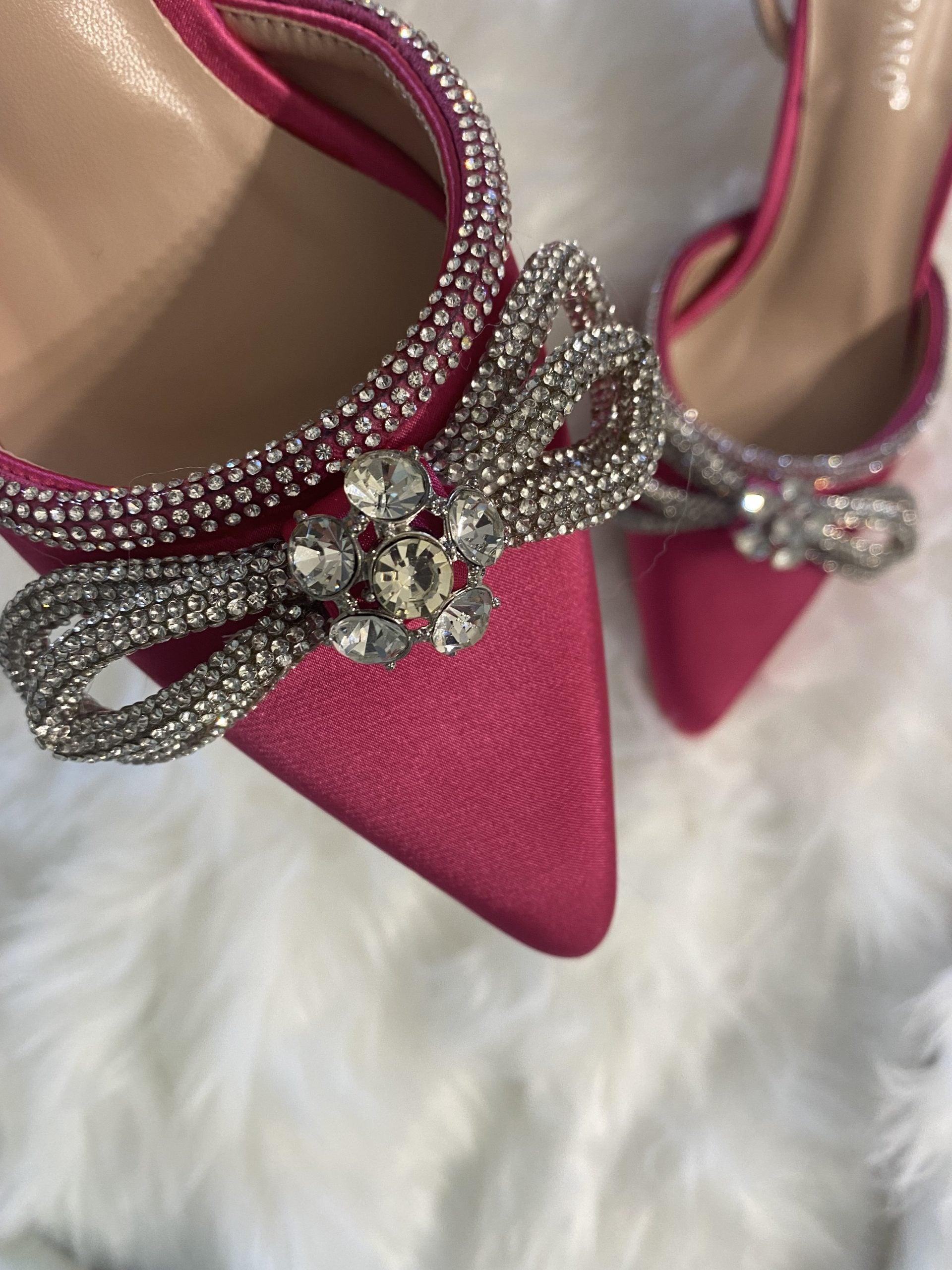 Decollete Diamond 8 - Satin Fucsia