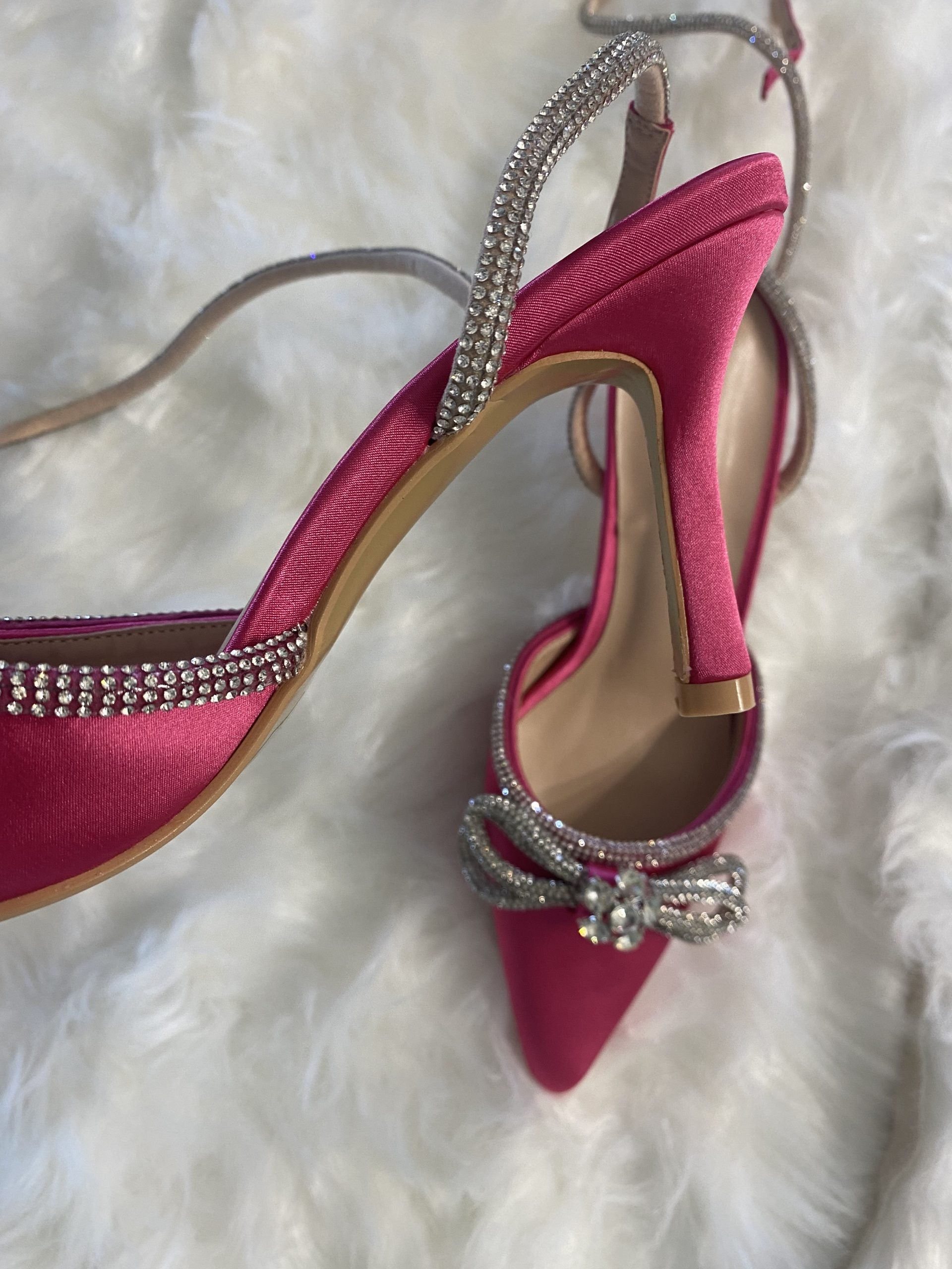 Decollete Diamond 8 - Satin Fucsia