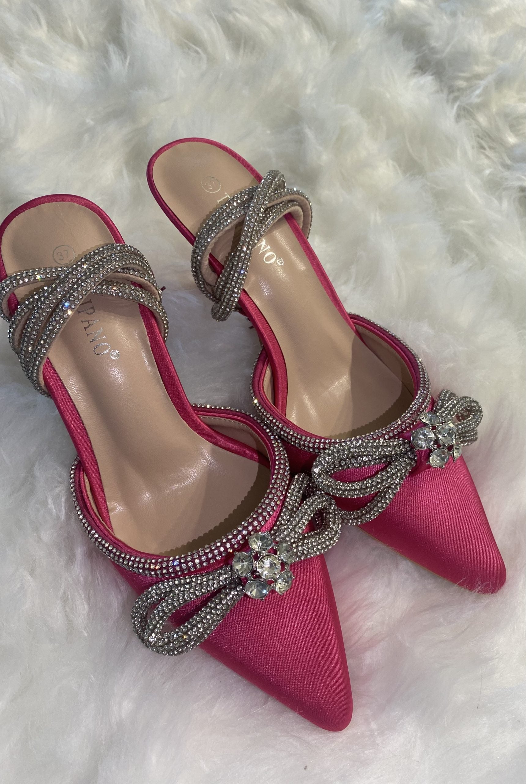 Decollete Diamond 8 - Satin Fucsia