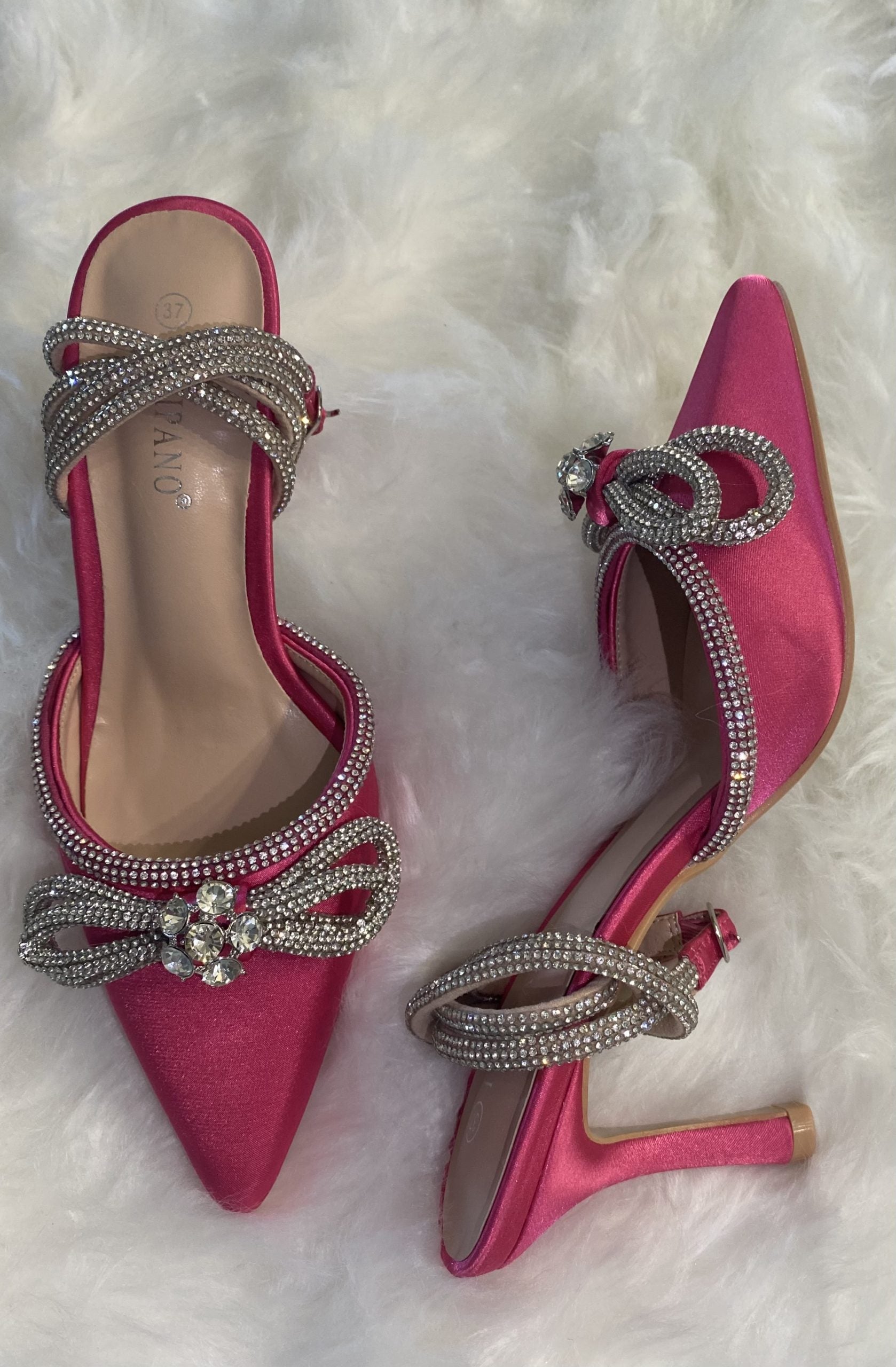 Decollete Diamond 8 - Satin Fucsia