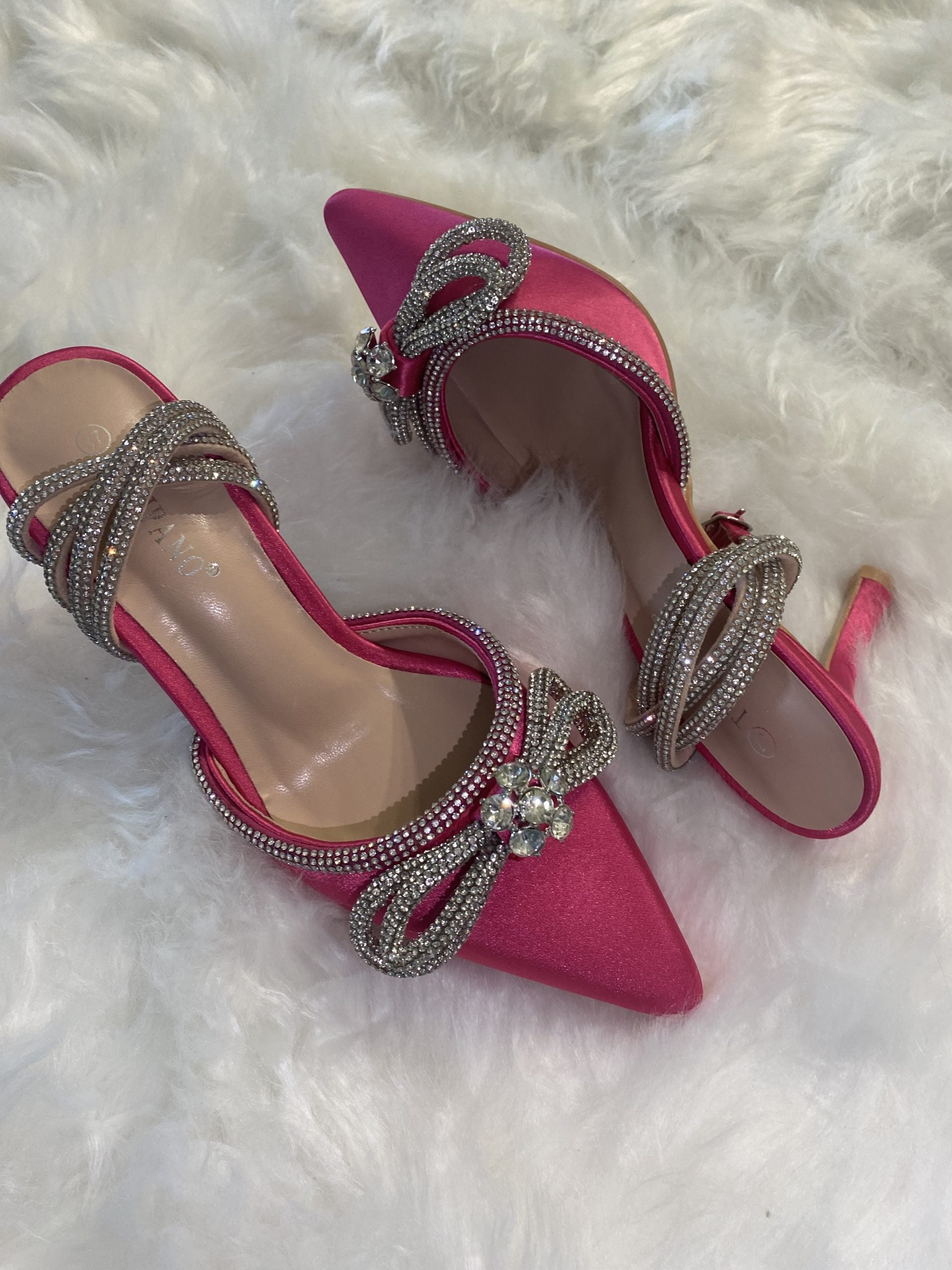 Decollete Diamond 8 - Satin Fucsia