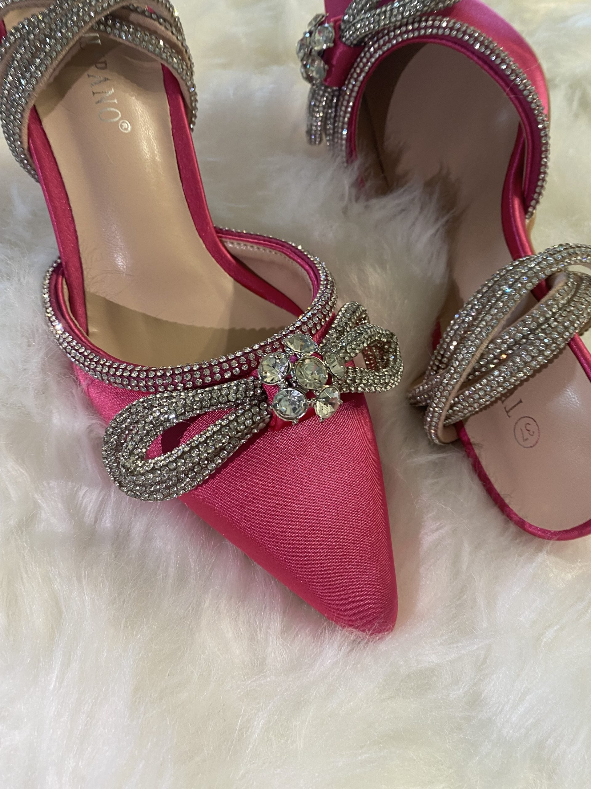 Decollete Diamond 8 - Satin Fucsia