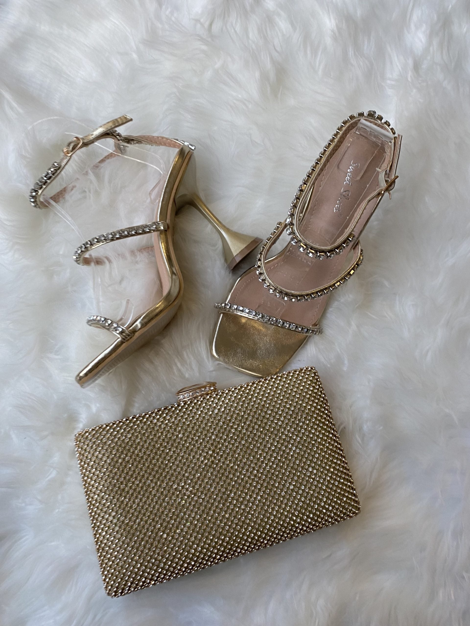 Borsa Clutch Gioiello - Nero / Argento