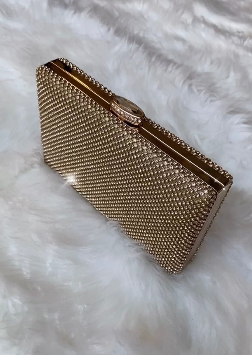 Borsa Clutch Gioiello - Nero / Argento