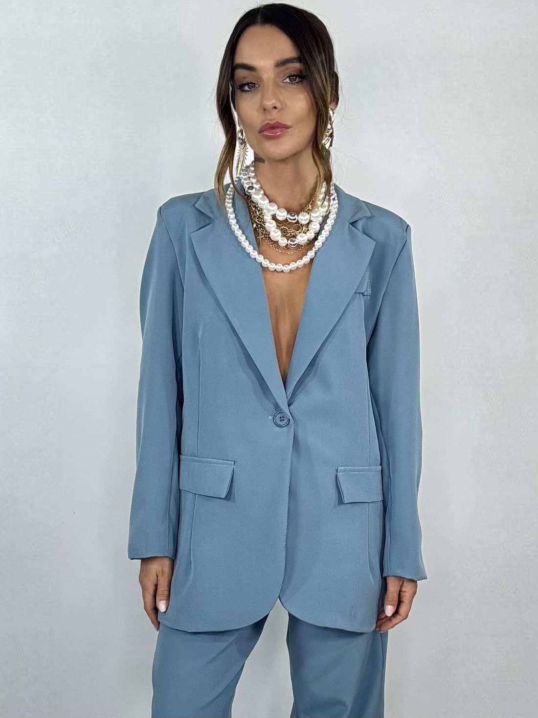 Completo Over Pantaloni Pinces - Carta da Zucchero