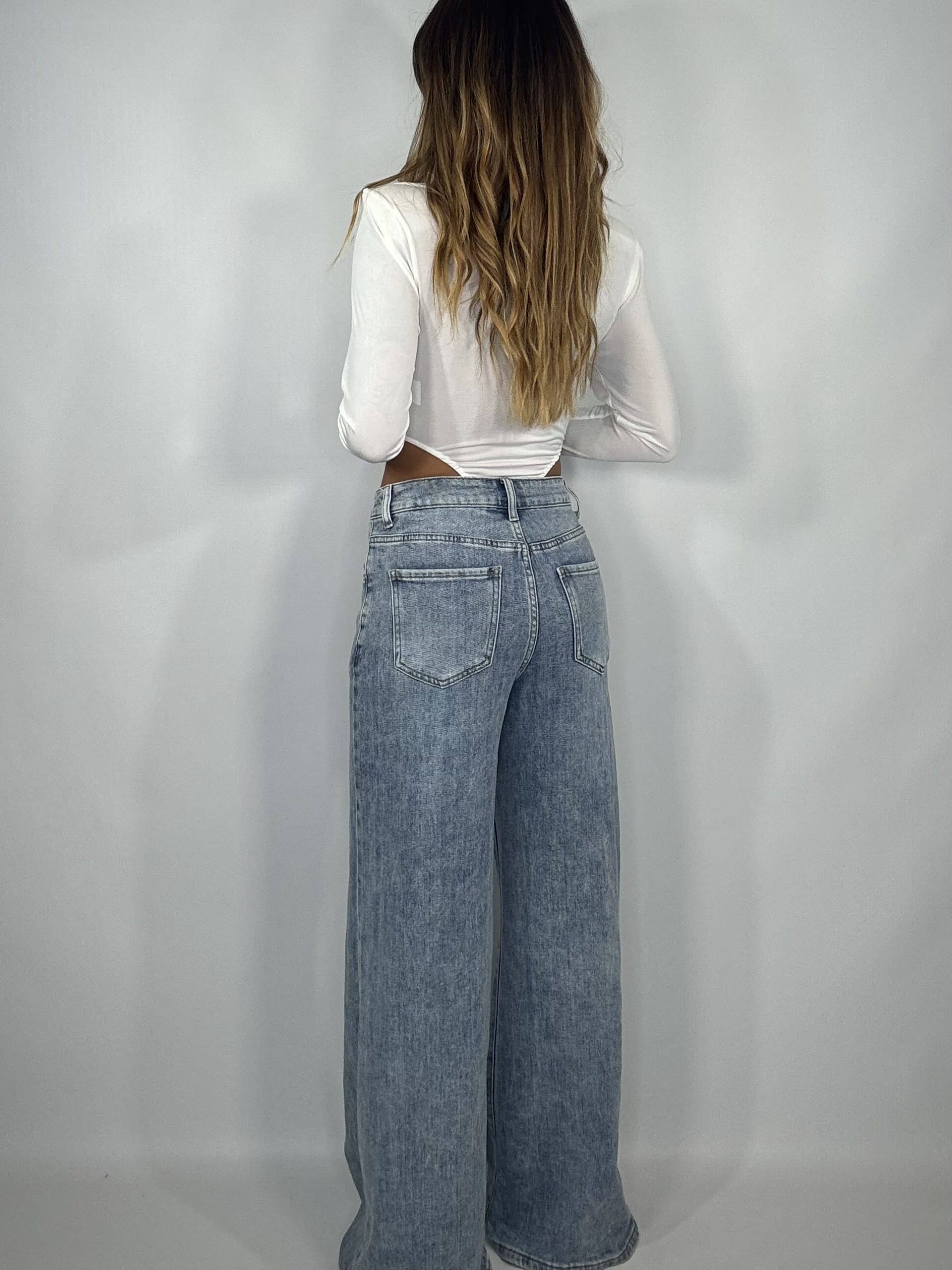 Jeans Wide - Denim