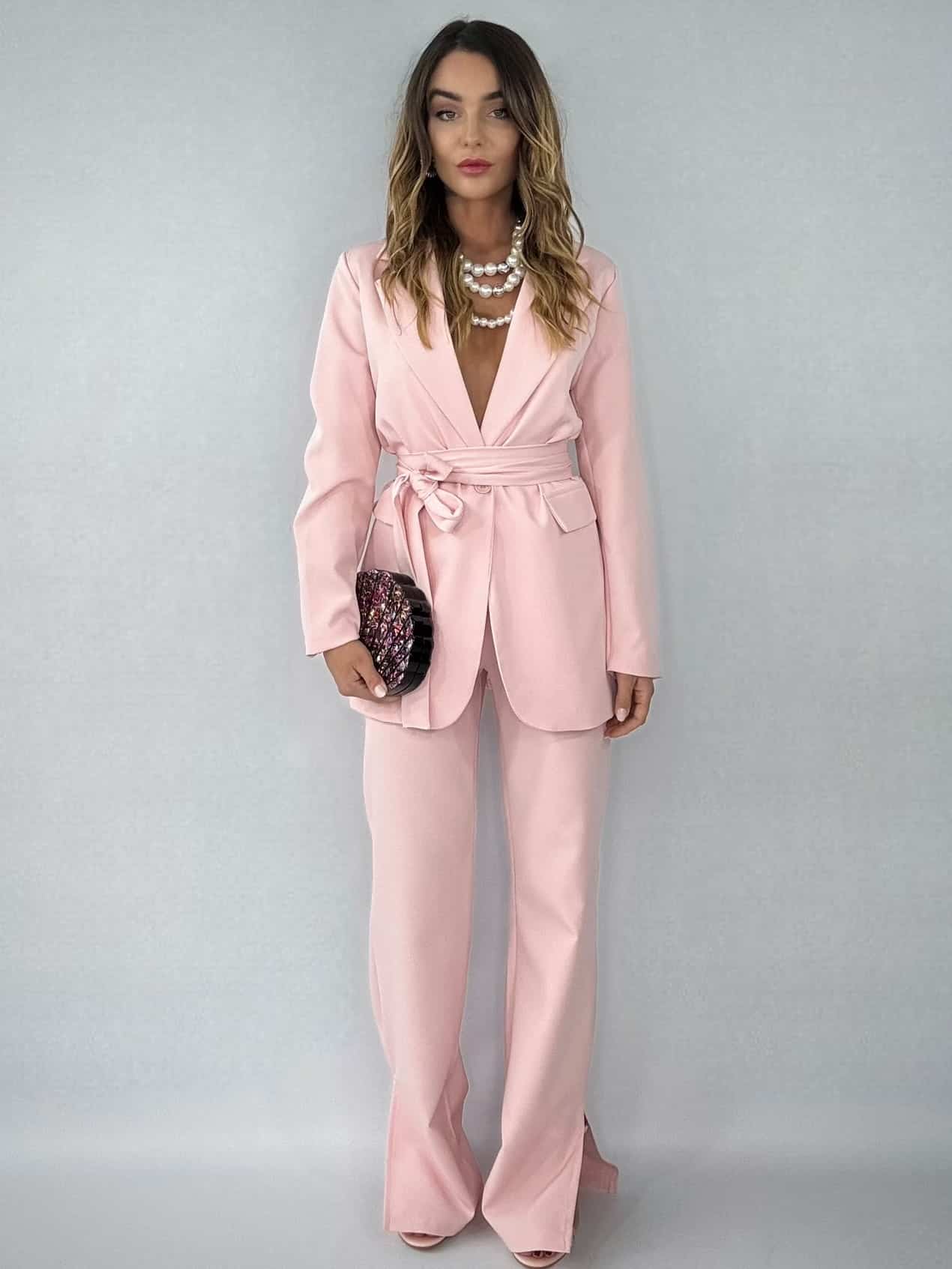 Completo Over Kimono - Rosa Antico