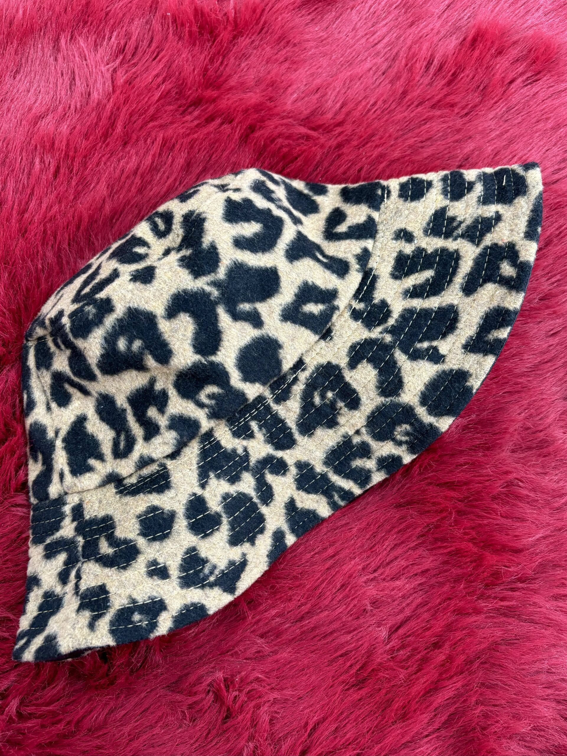 Bucket Hat Double Face - Leopardo