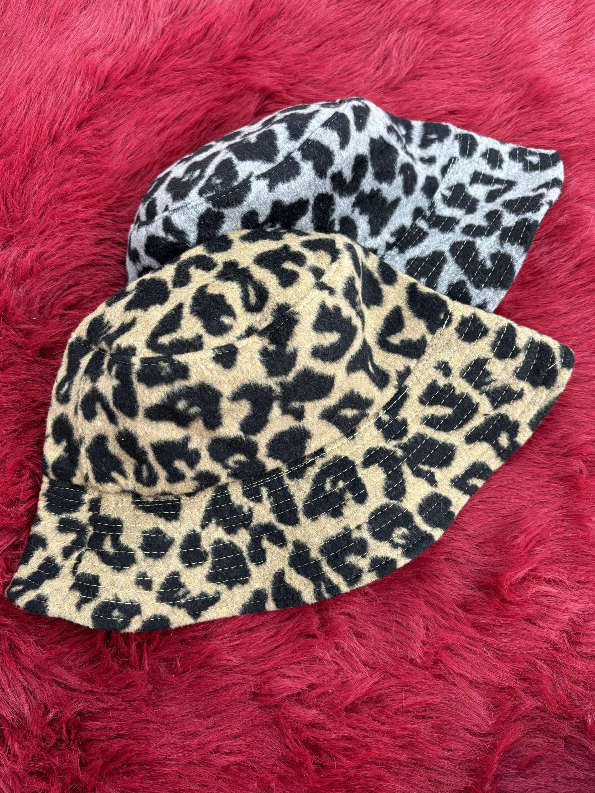 Bucket Hat Double Face - Leopardo