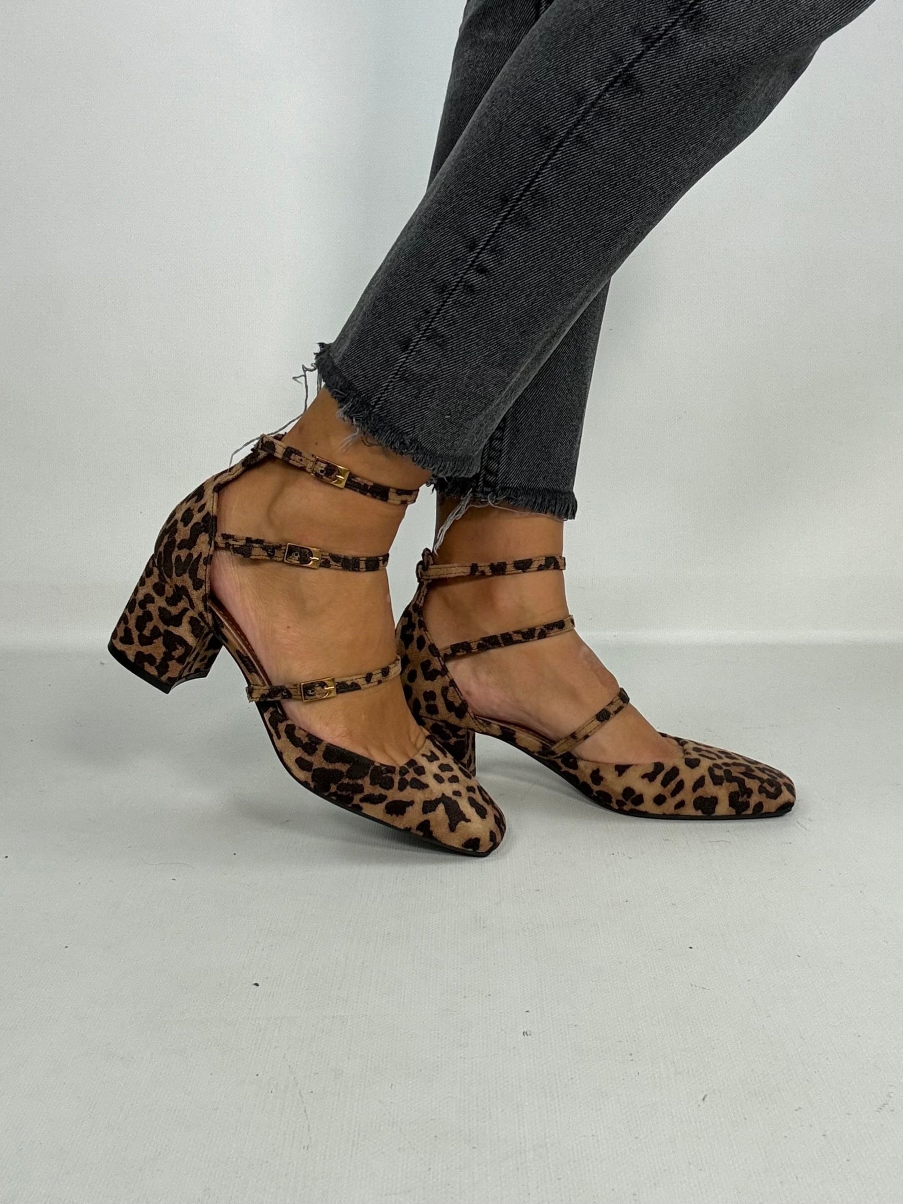 Mary Jane Tre Cinturini - Leopardo