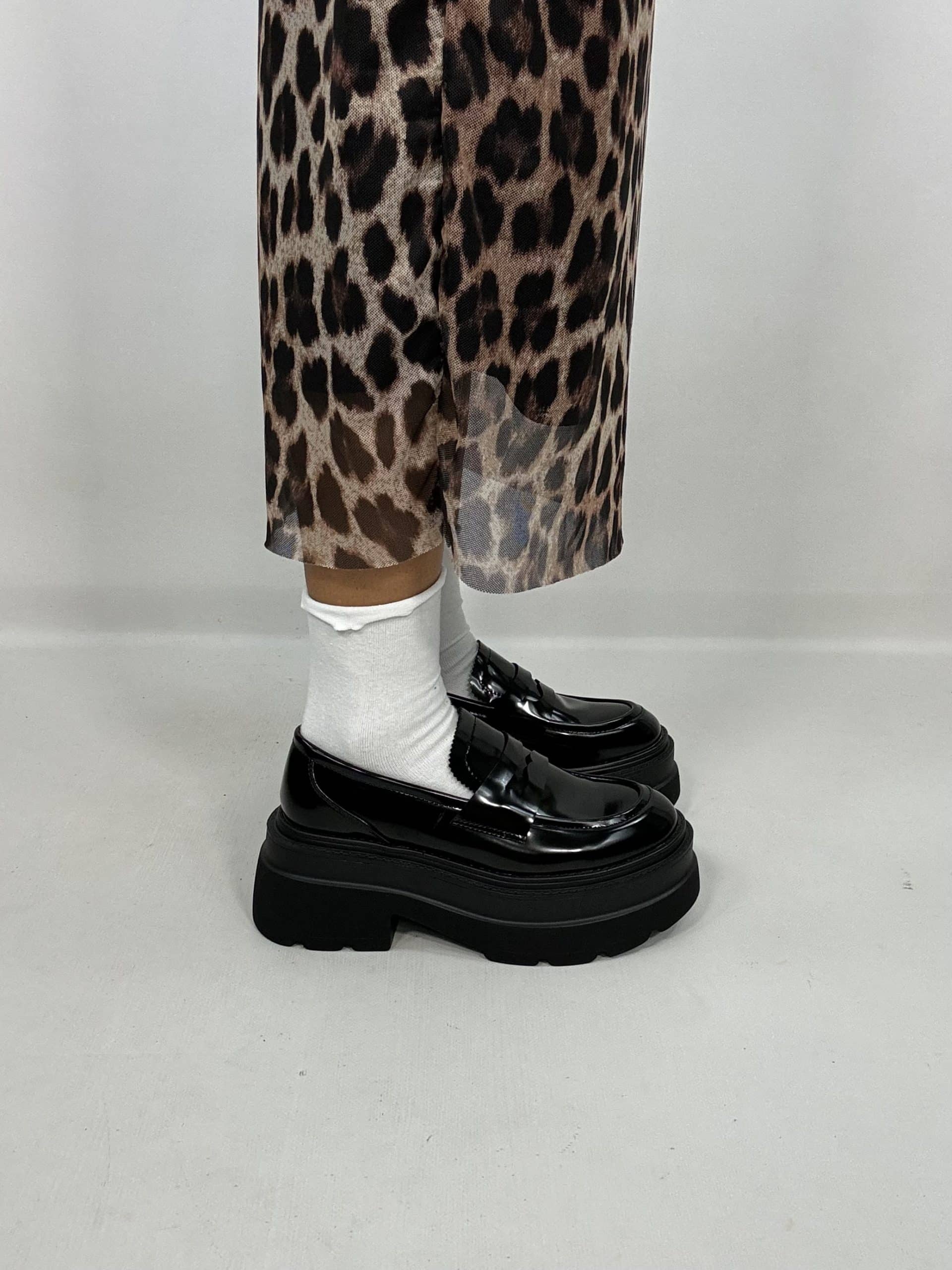 Mocassino Super Platform  - Nero