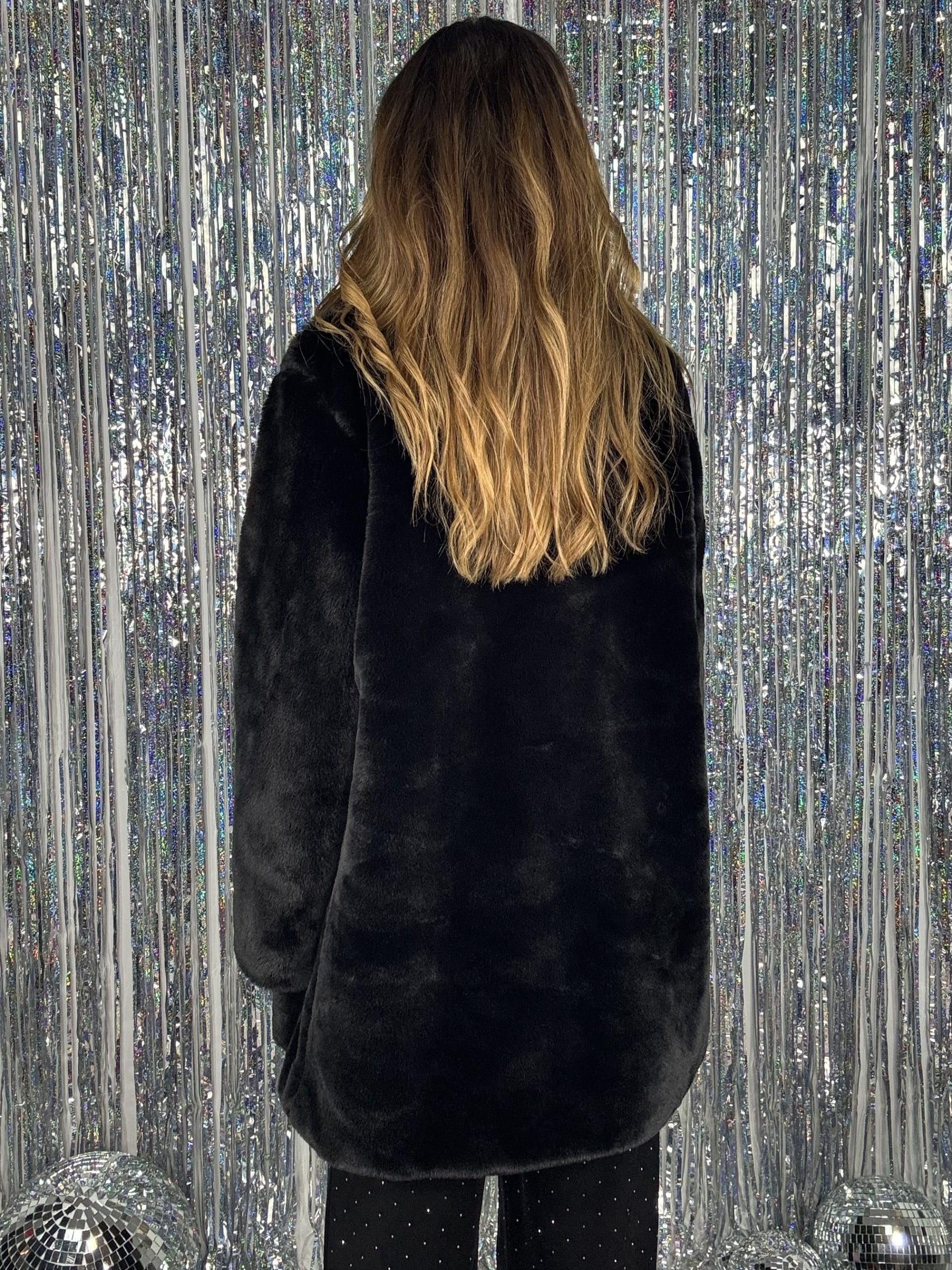 Eco Pelliccia Super Soft -  Nero.