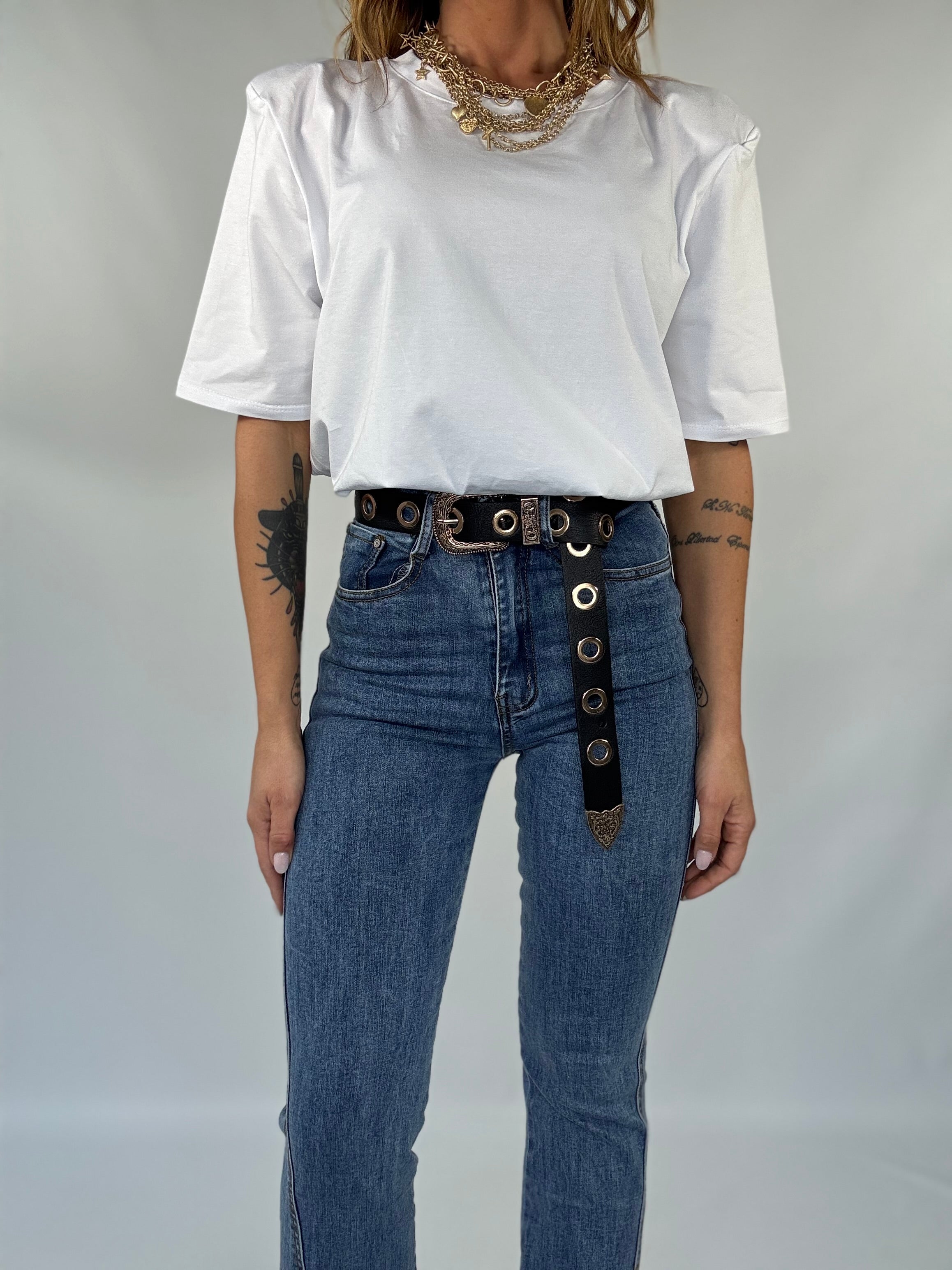 Jeans Kick Flare Push Up