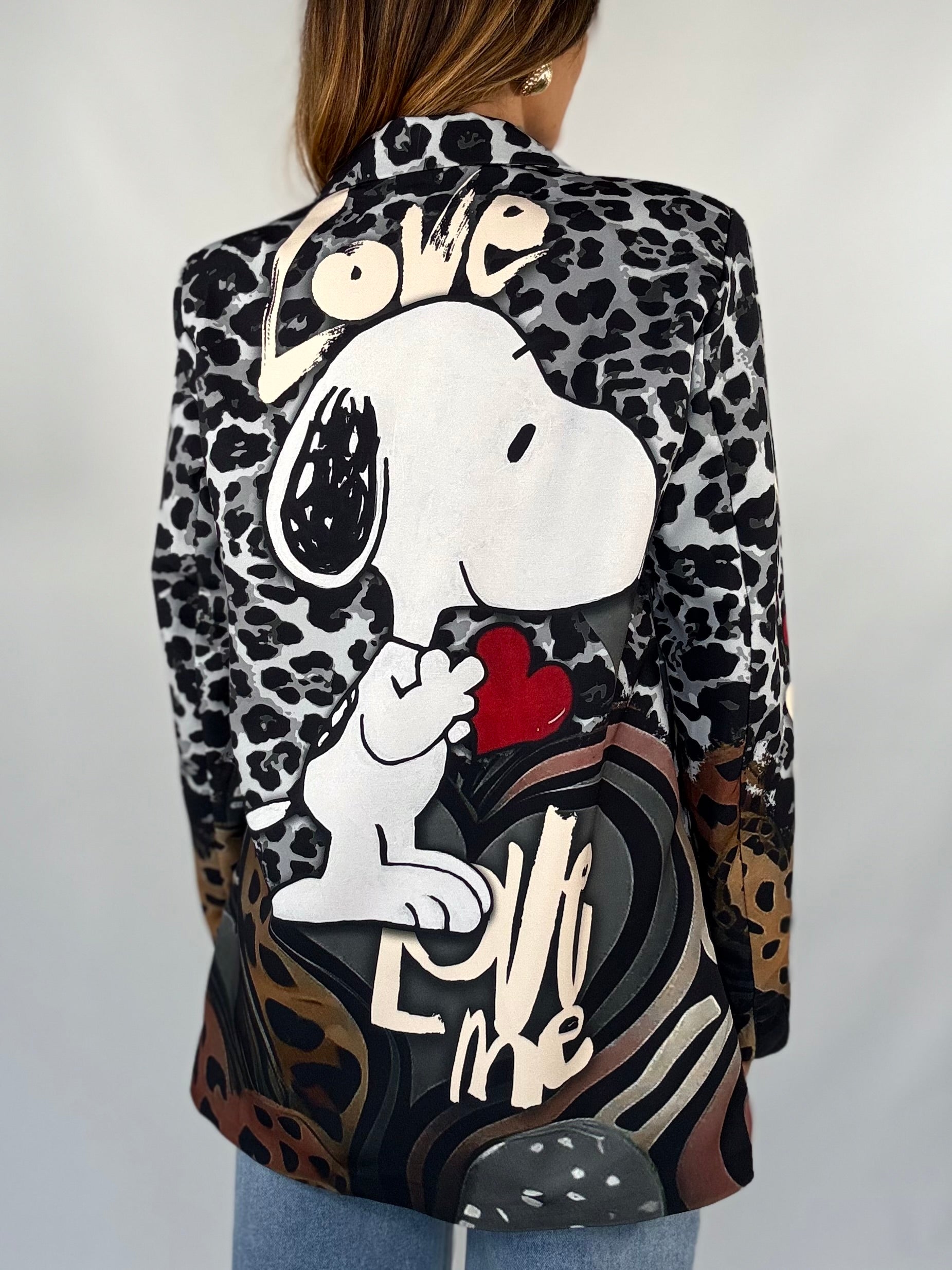 Blazer Over Snoopy Animalier