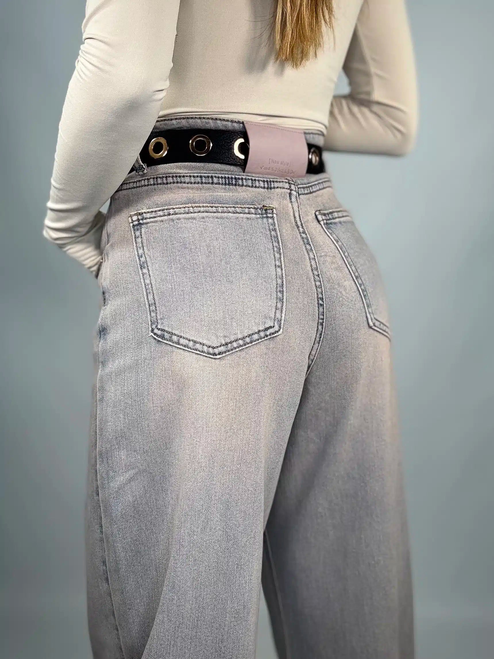 Jeans Balloon - Denim Sabbiato