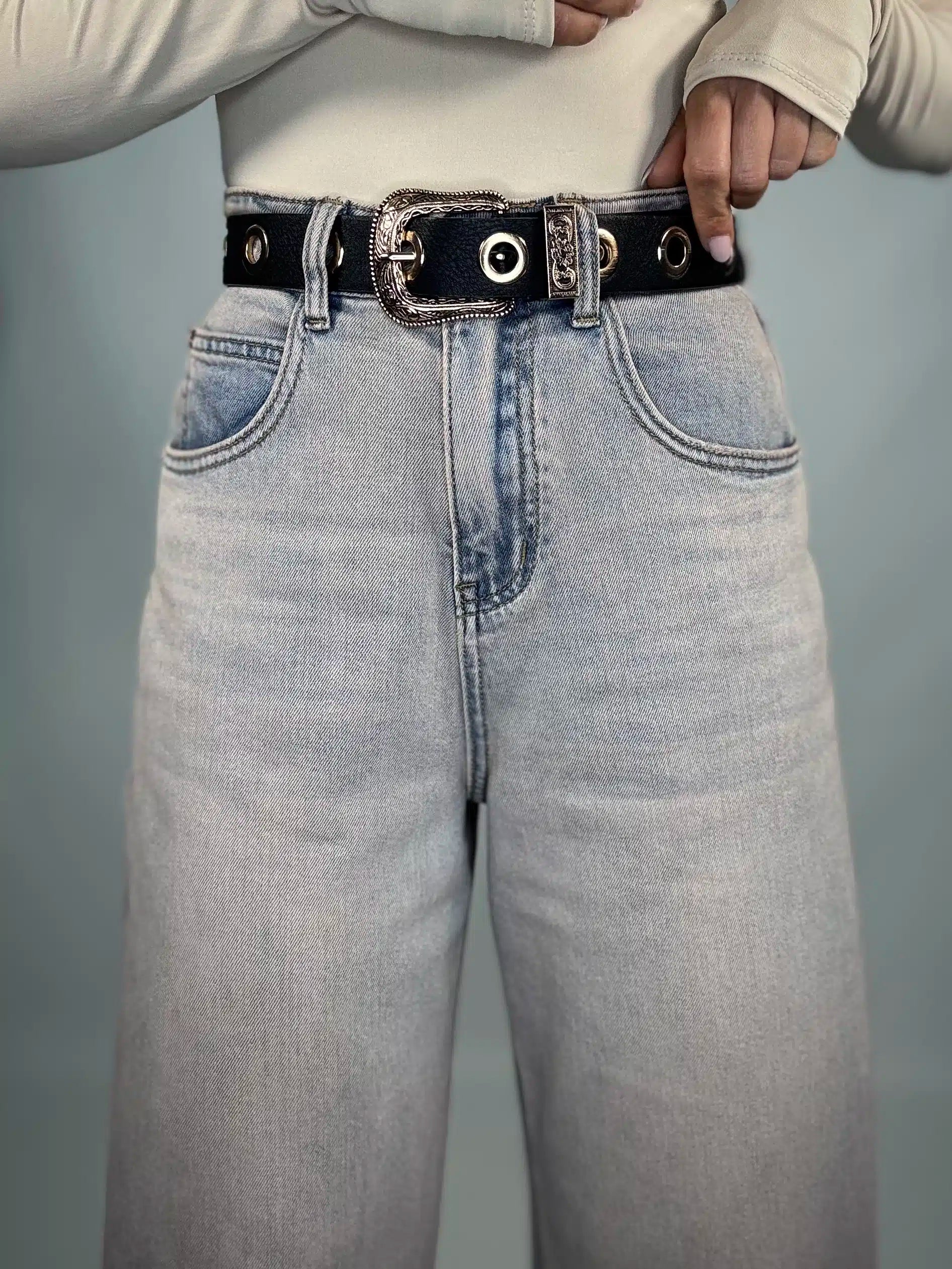 Jeans Balloon - Denim Sabbiato