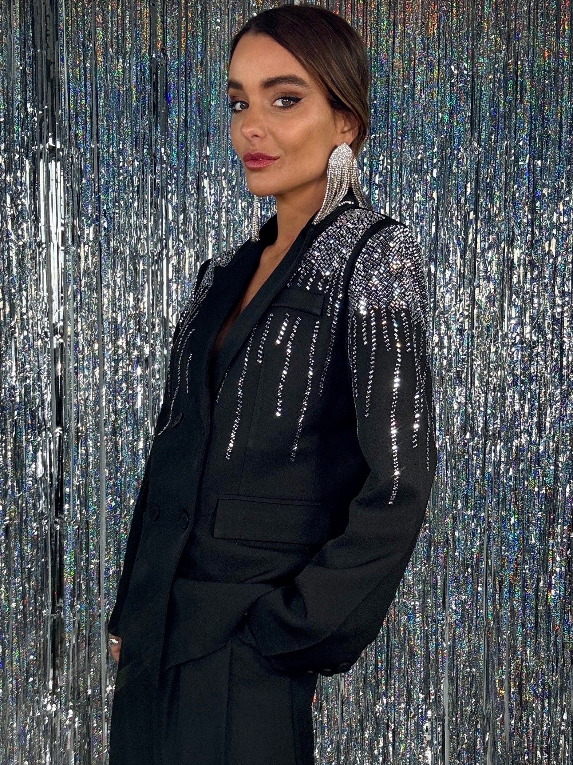Blazer Diamond Waterfall - Nero