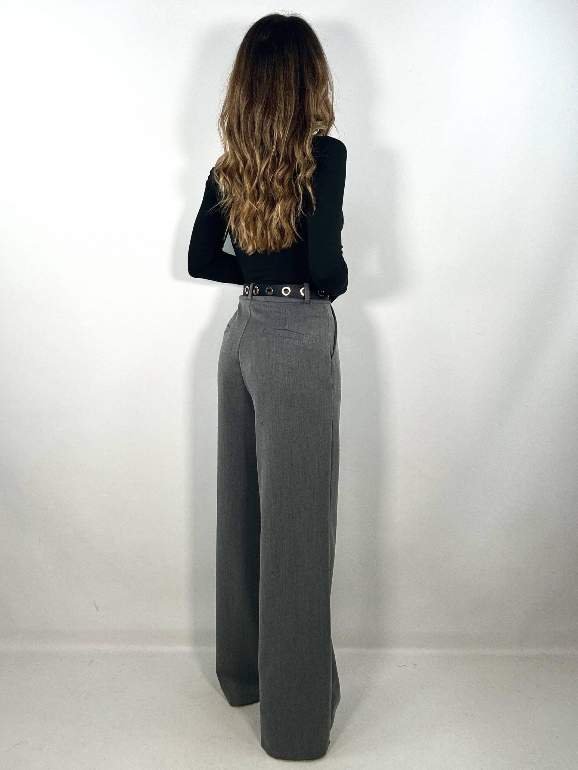 Pantaloni Completo Wide - Grigio