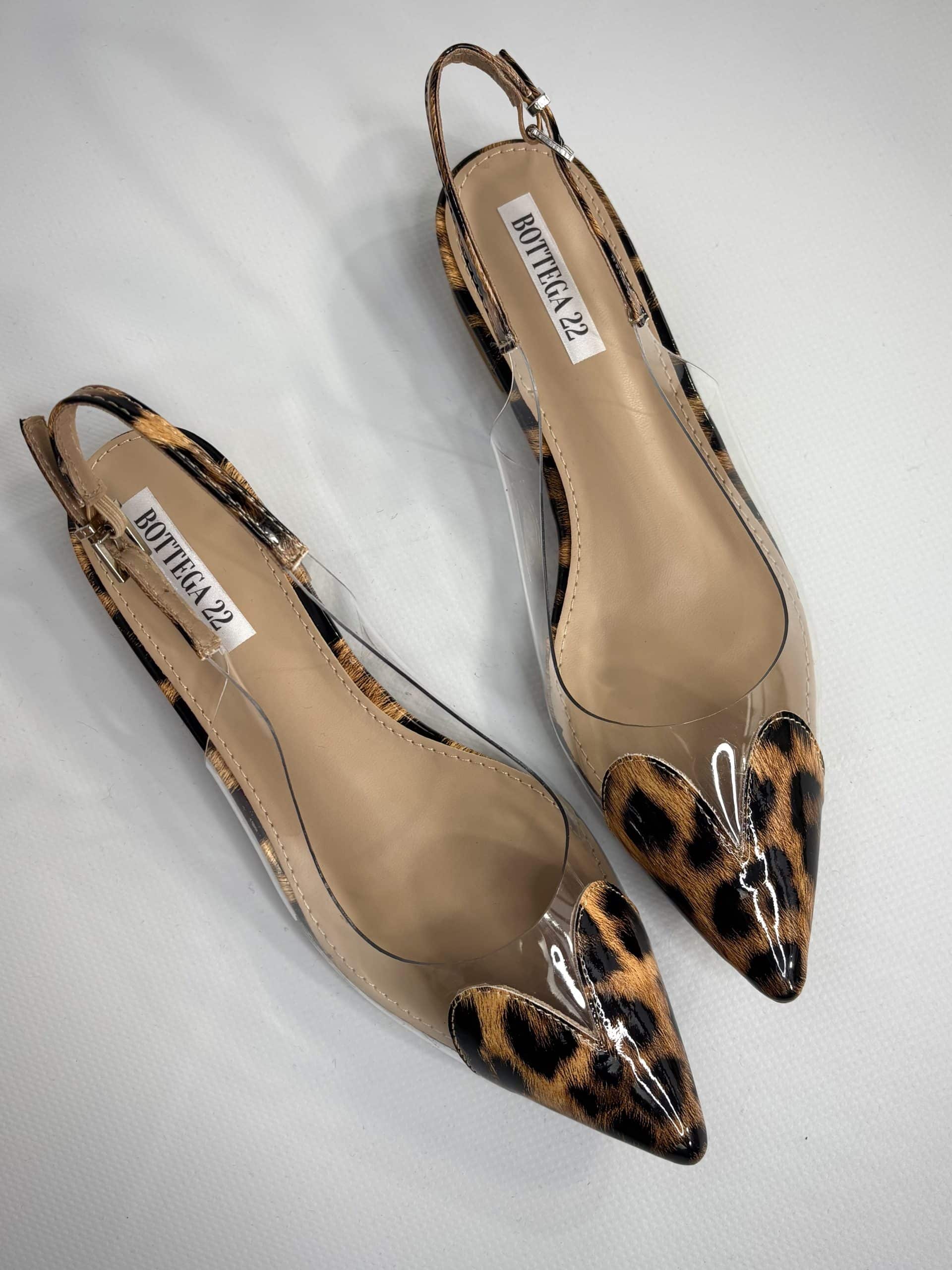 Ballerina Pvc Cuore - Leopardo