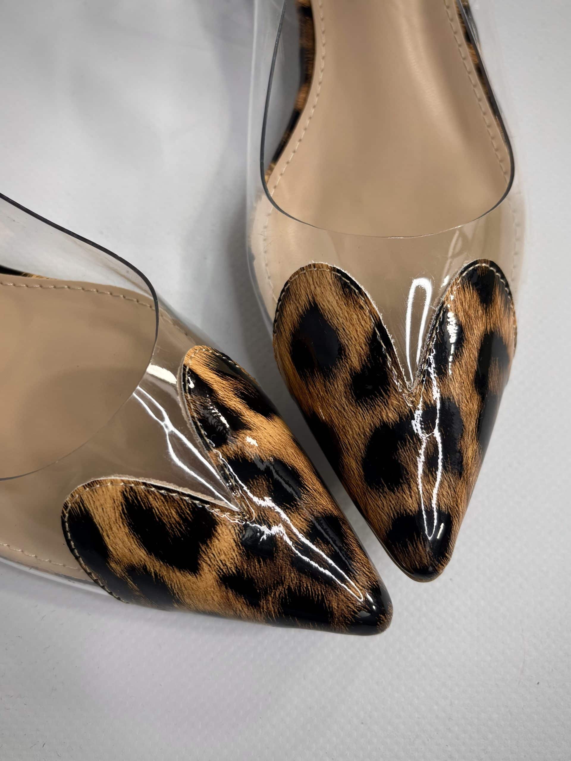 Ballerina Pvc Cuore - Leopardo