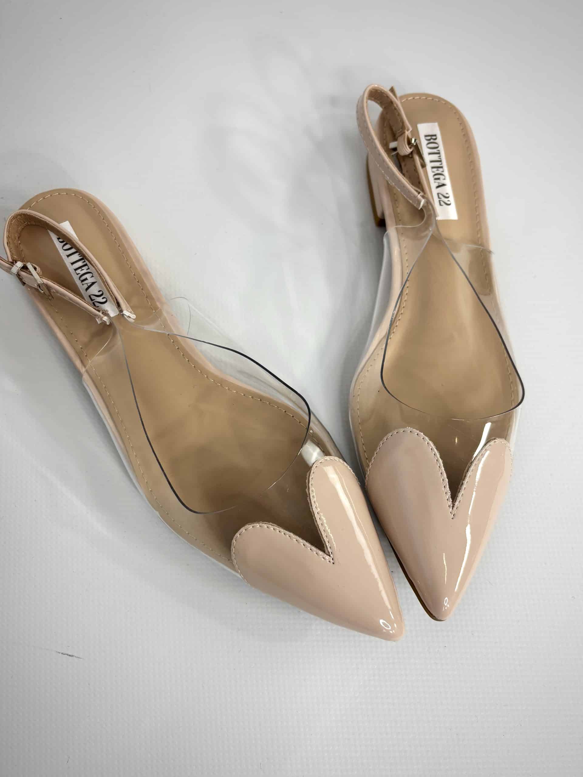 Ballerina Pvc Cuore - Nude