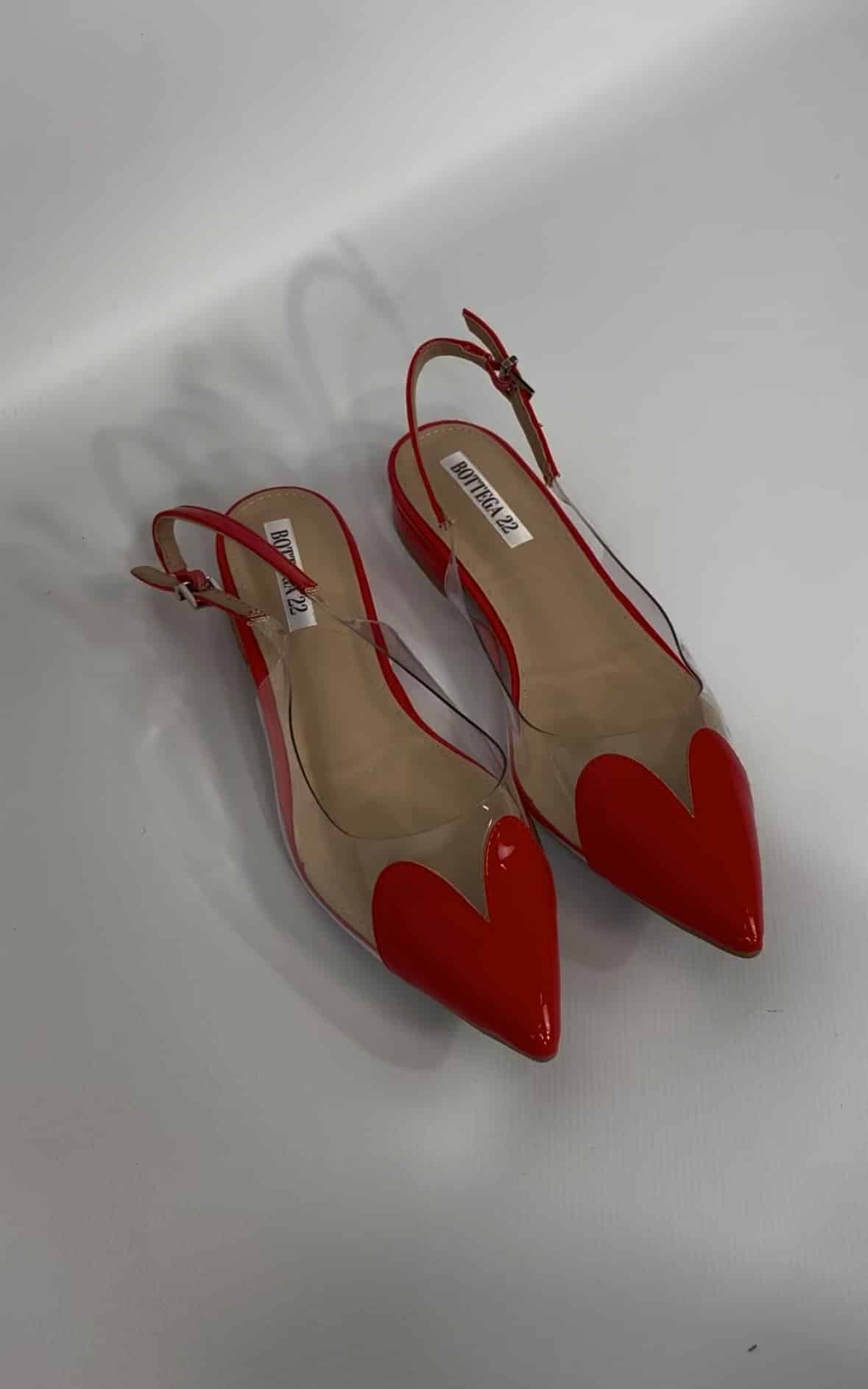 Ballerina Pvc Cuore - Rosso