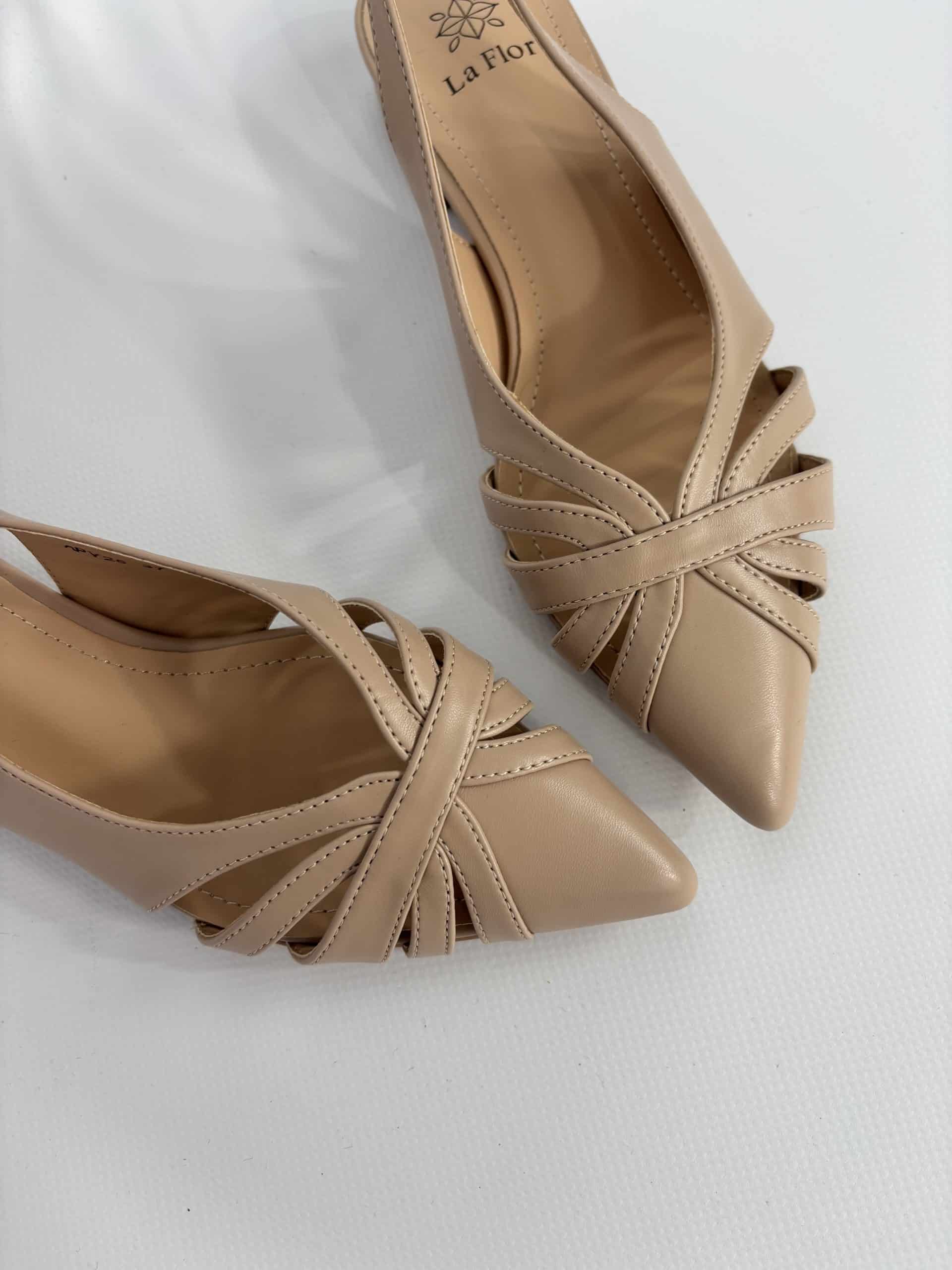 Slingback Silla Baby Flat - Nude