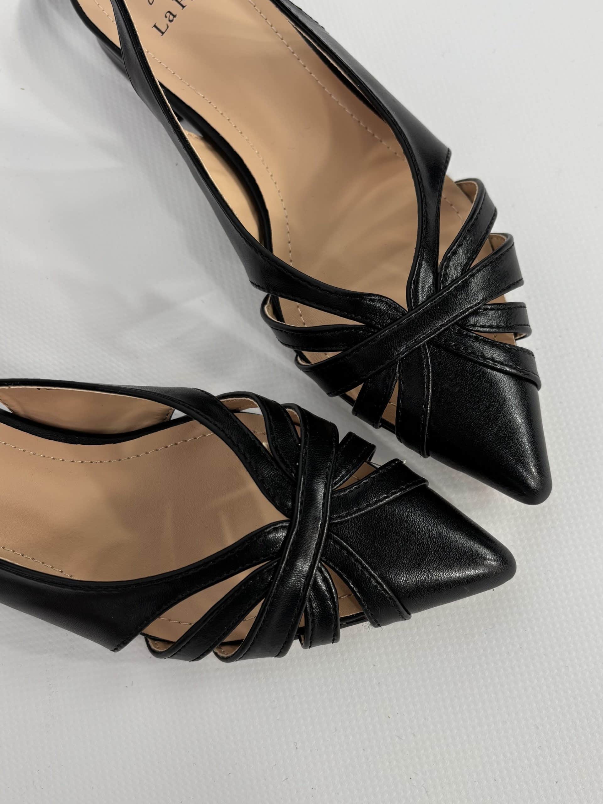 Slingback Silla Baby Flat - Nero