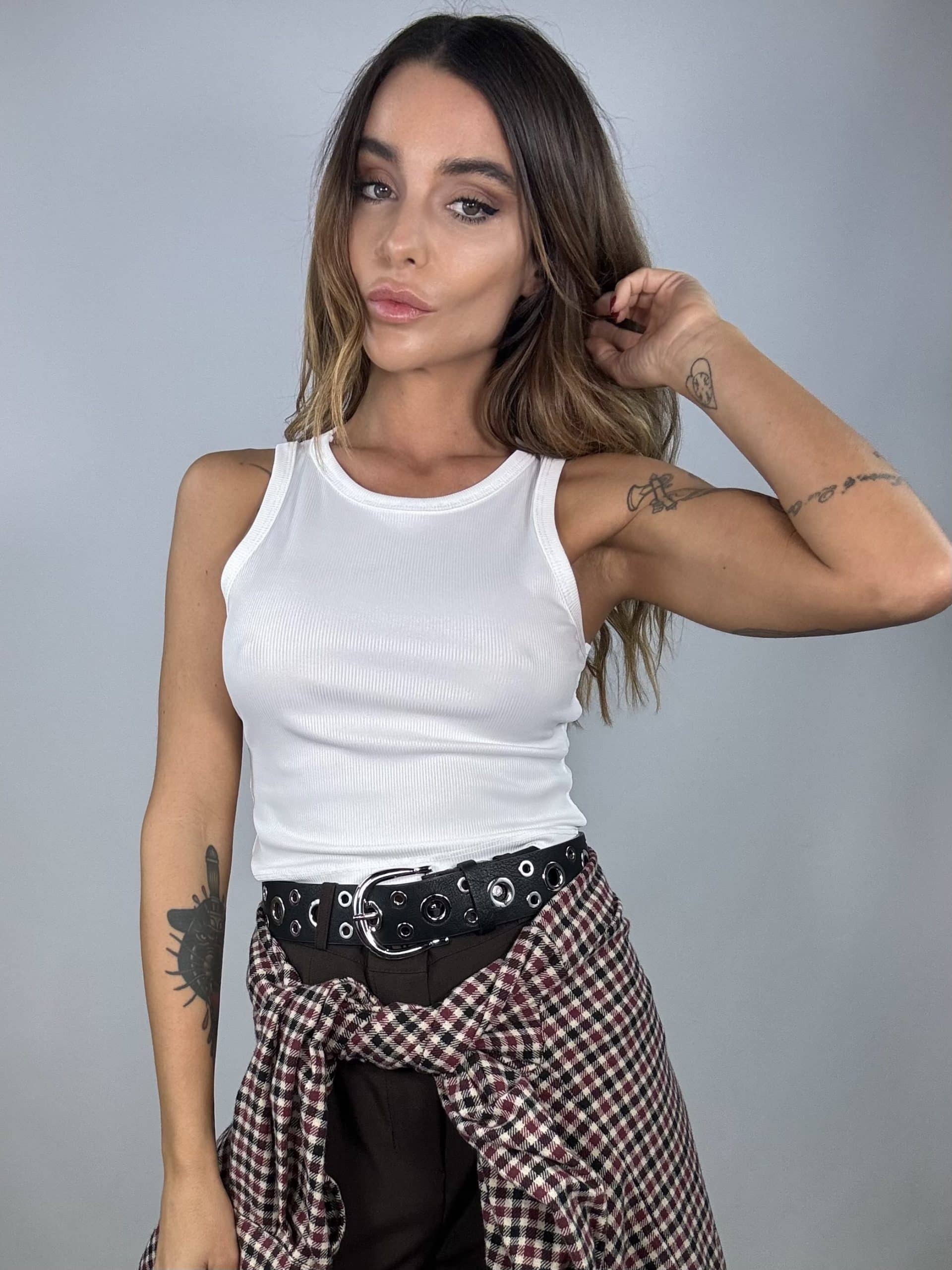 Canotta Crop - Bianco