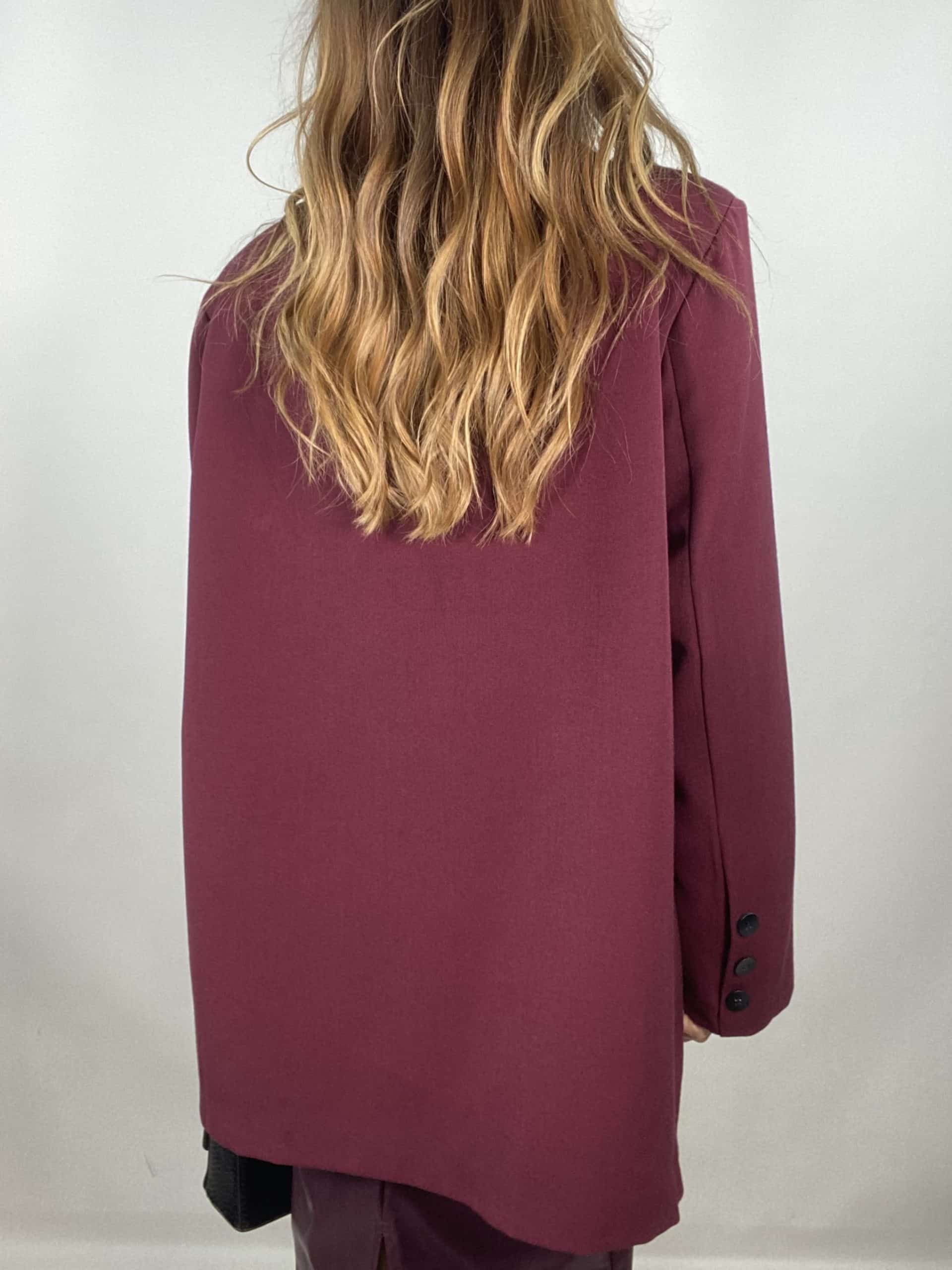 Blazer Over Completo - Bordeaux