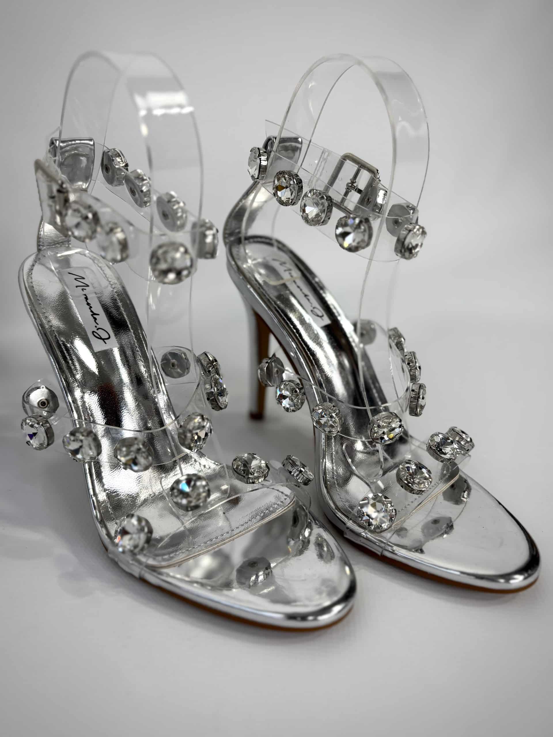 Sandali Crystal - Argento