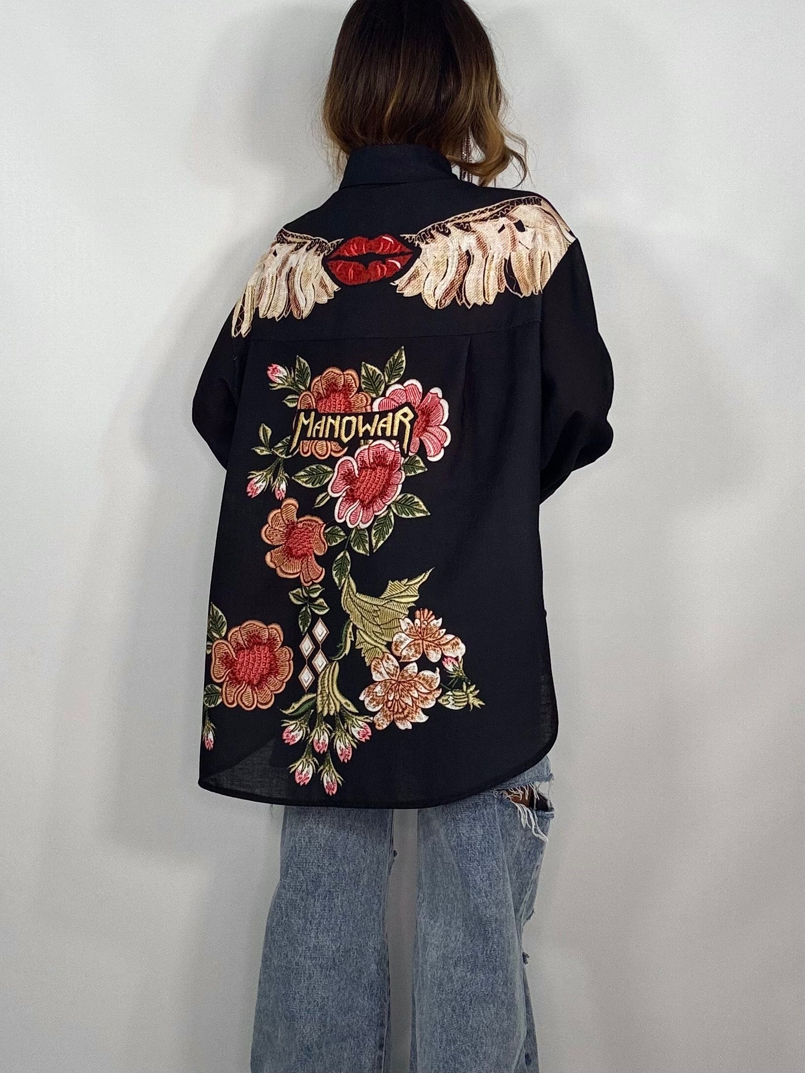 Camicia Stampa Ali - Nero