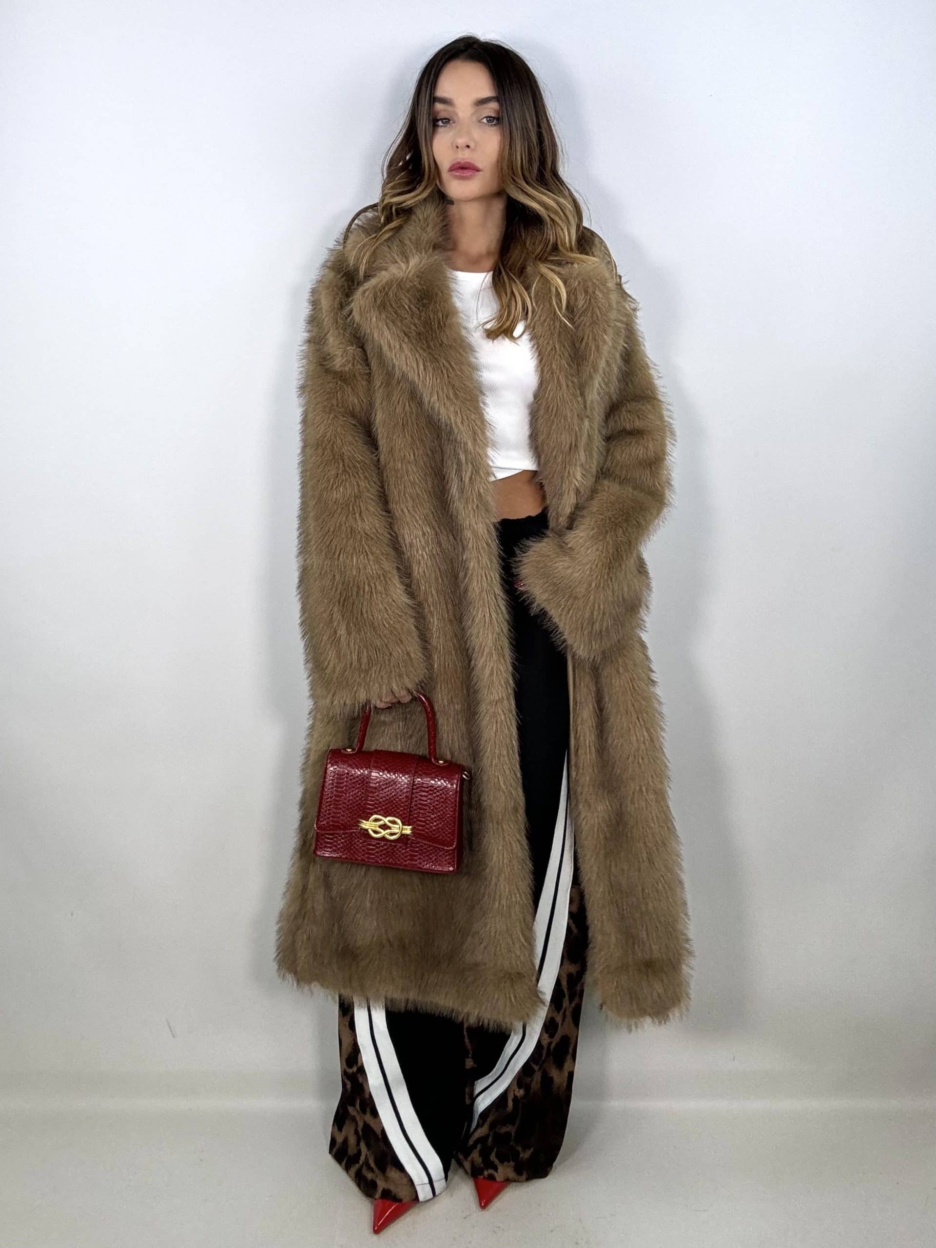 Pelliccia Top Quality Lunga - Nocciola