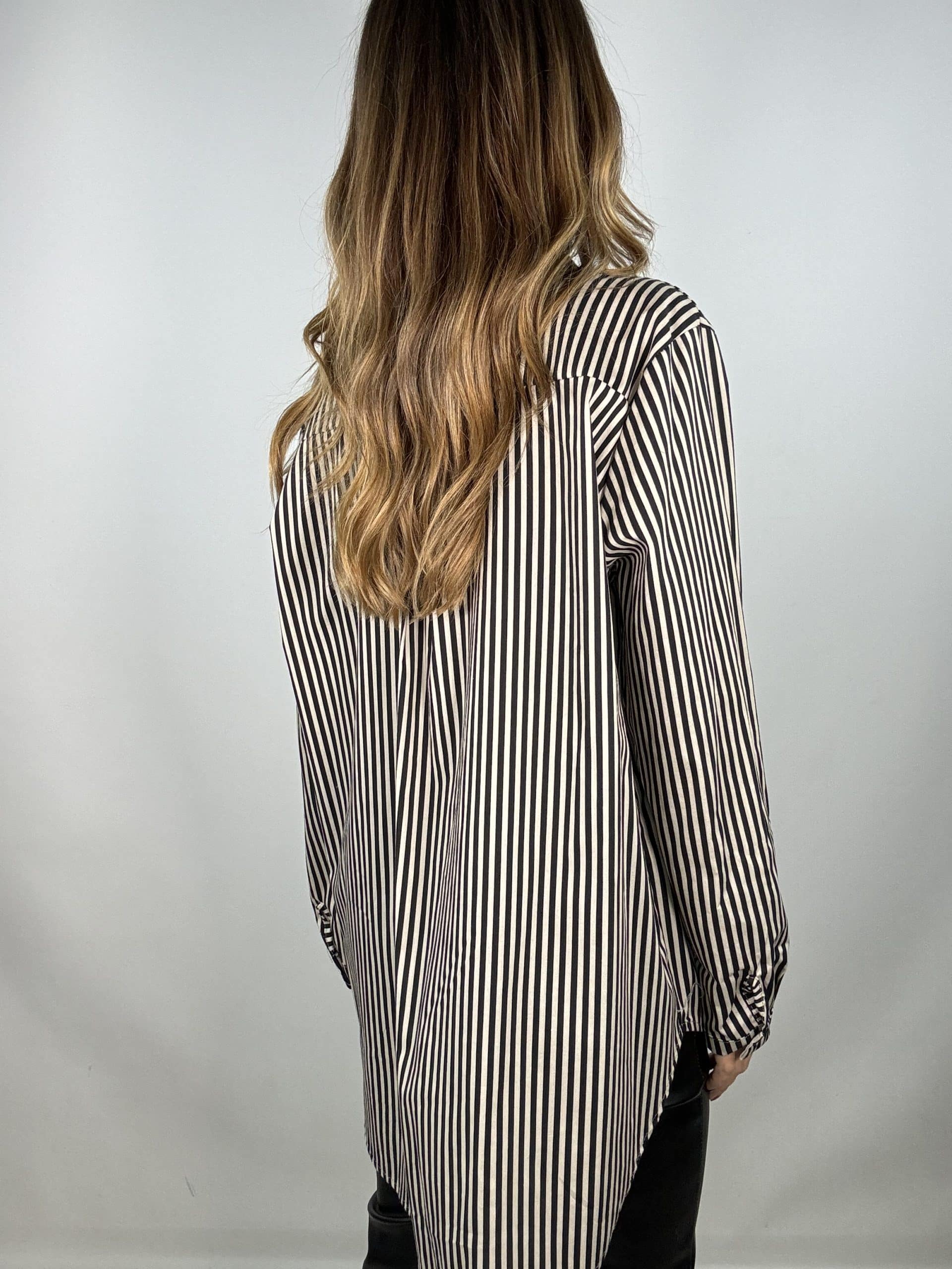 Camicia Classy Basic - Righe Bianco / Nero