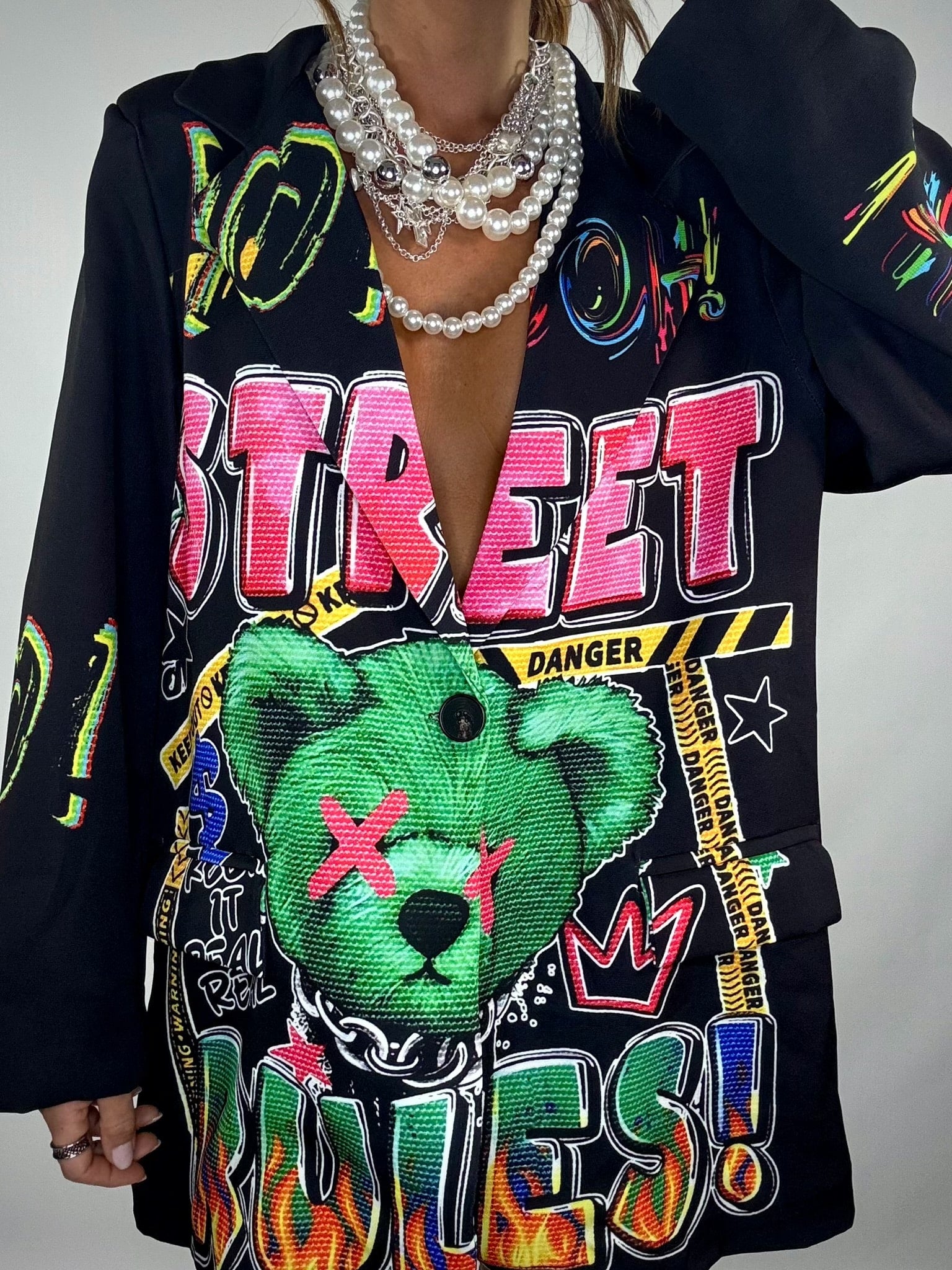 Blazer Oversize Orsetto Street Rules