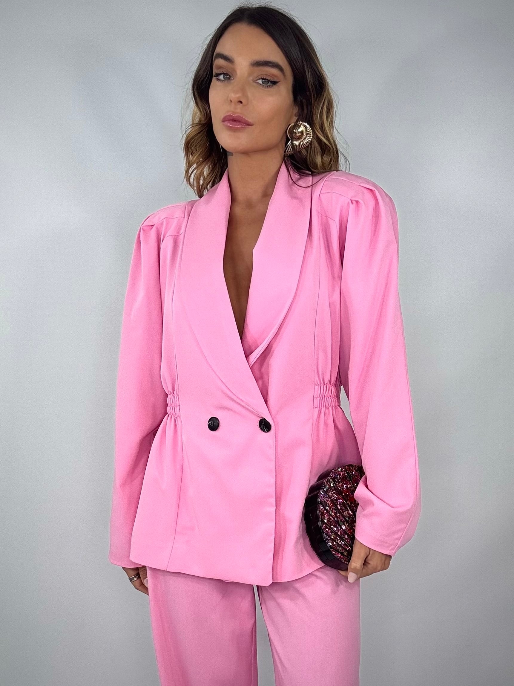 Completo Blazer Super 80 - Rosa