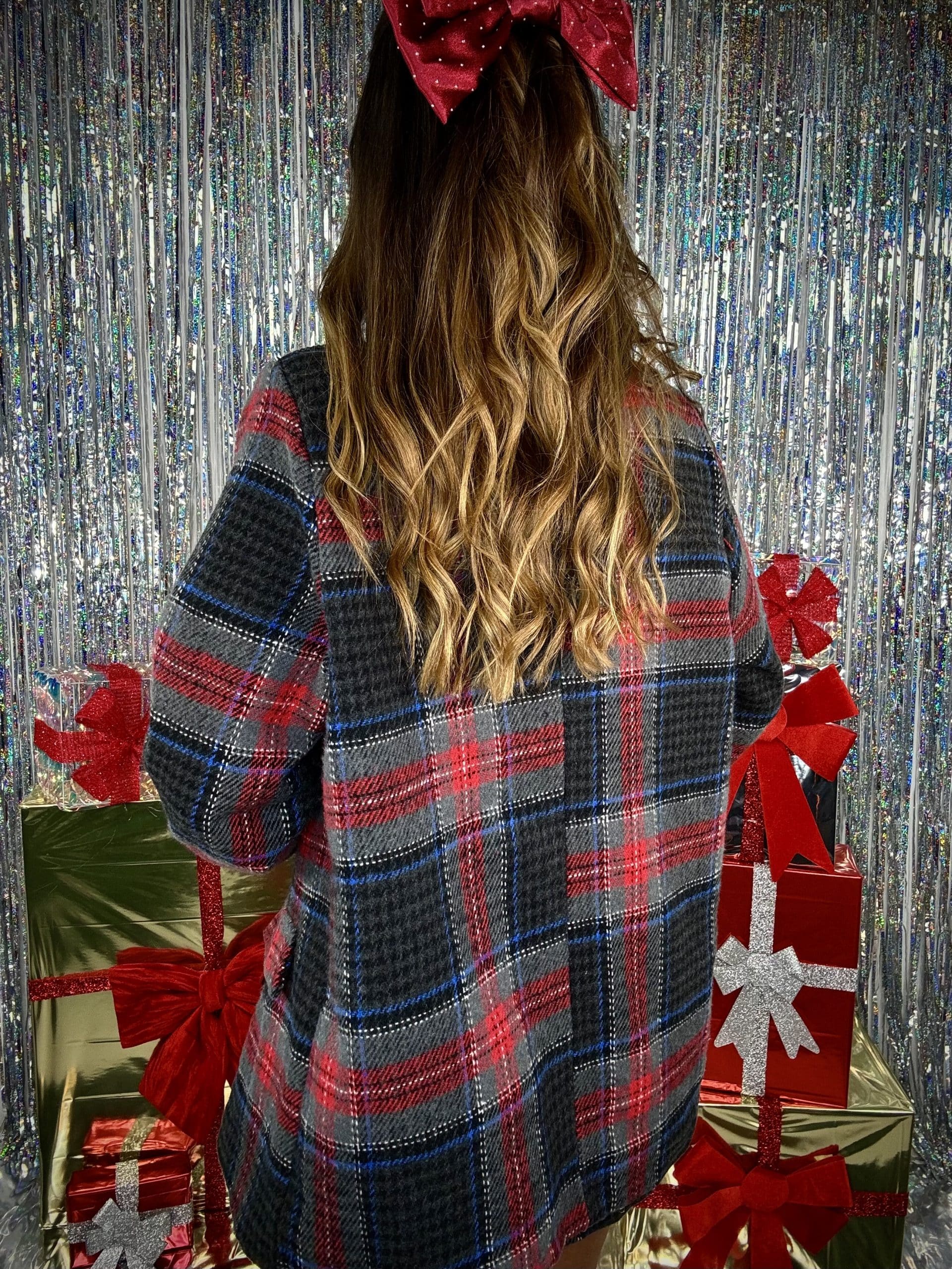 Blazer Over Tartan Borchie