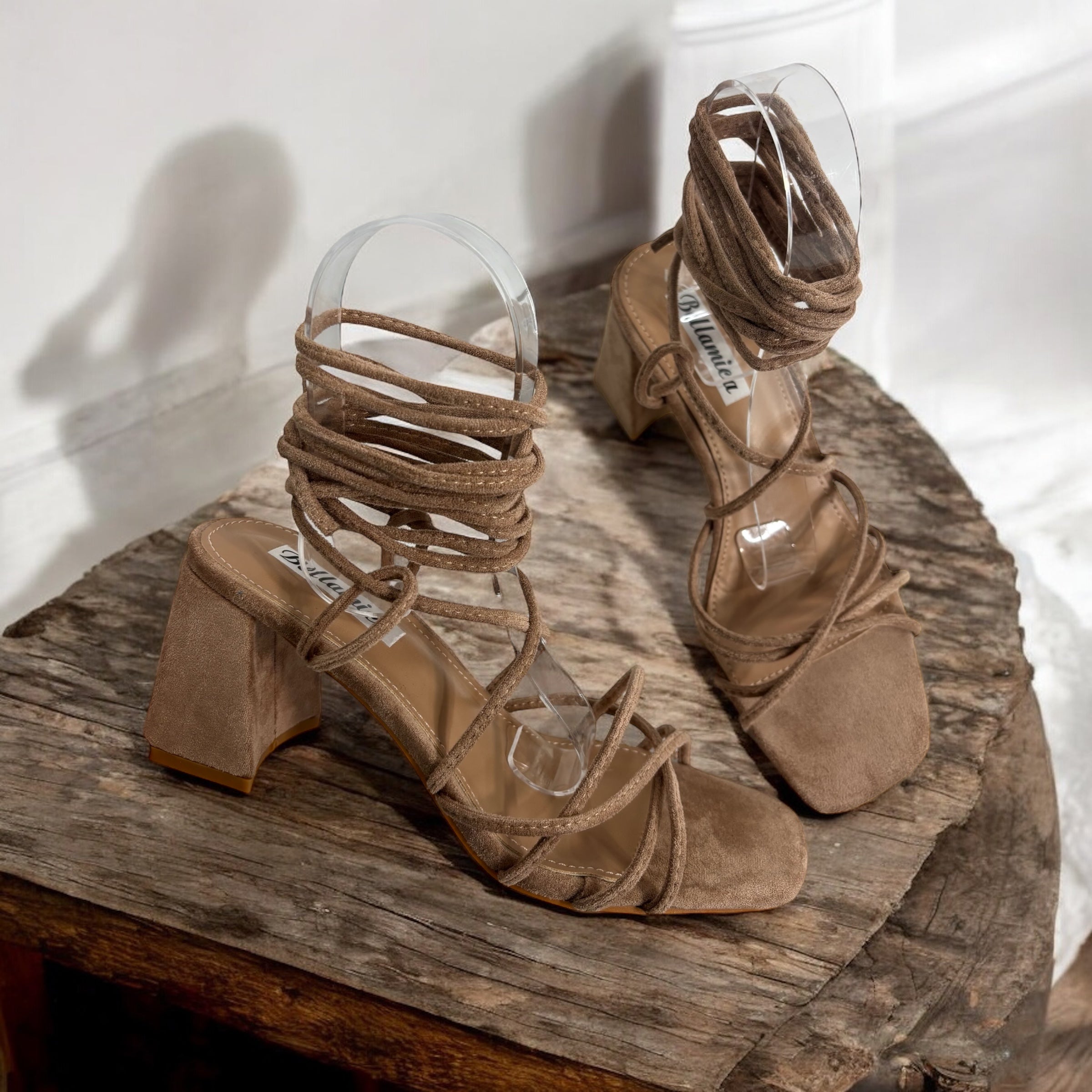 Sandali Margot Alla Schiava - Suede Fango