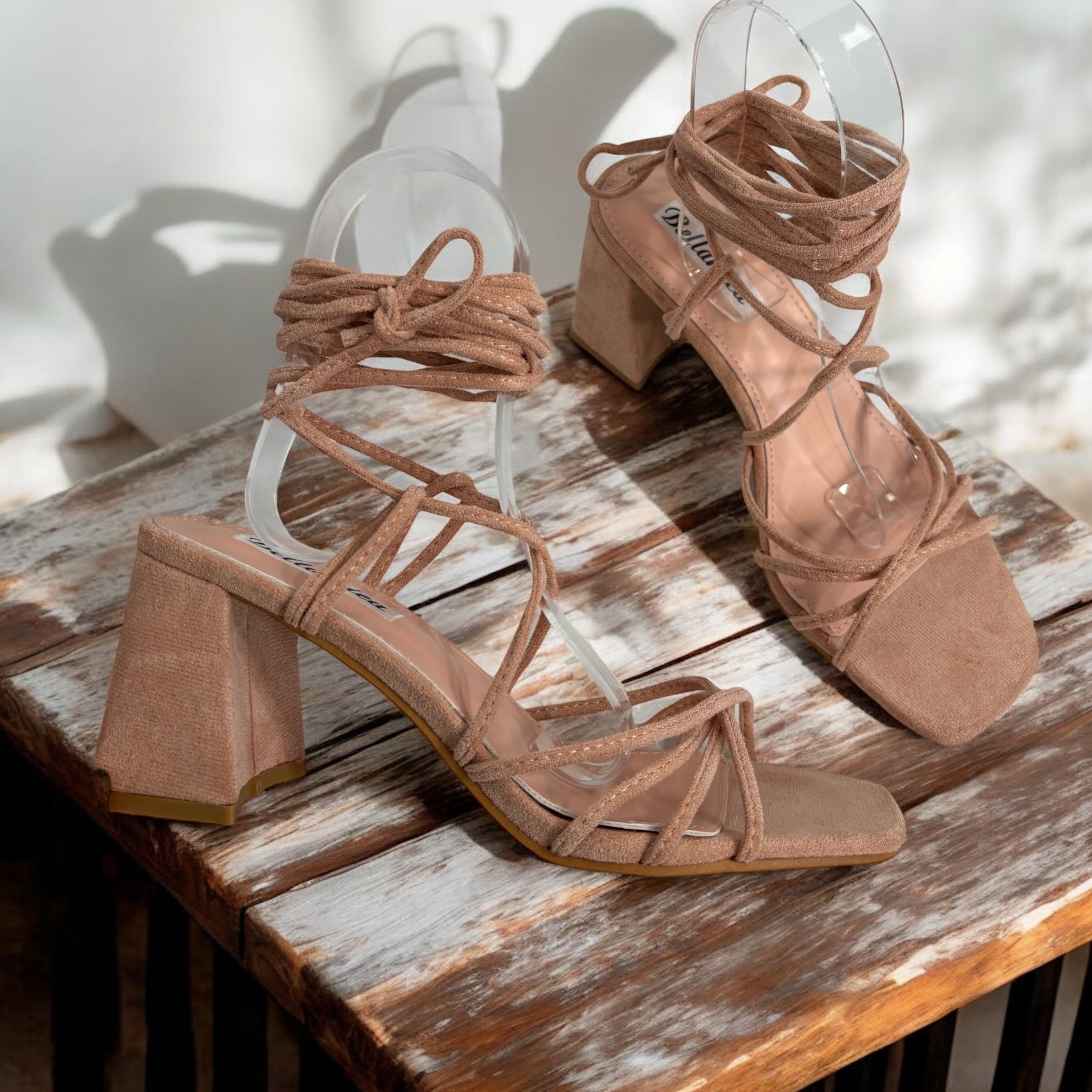 Sandali Margot Alla Schiava - Suede Rosa