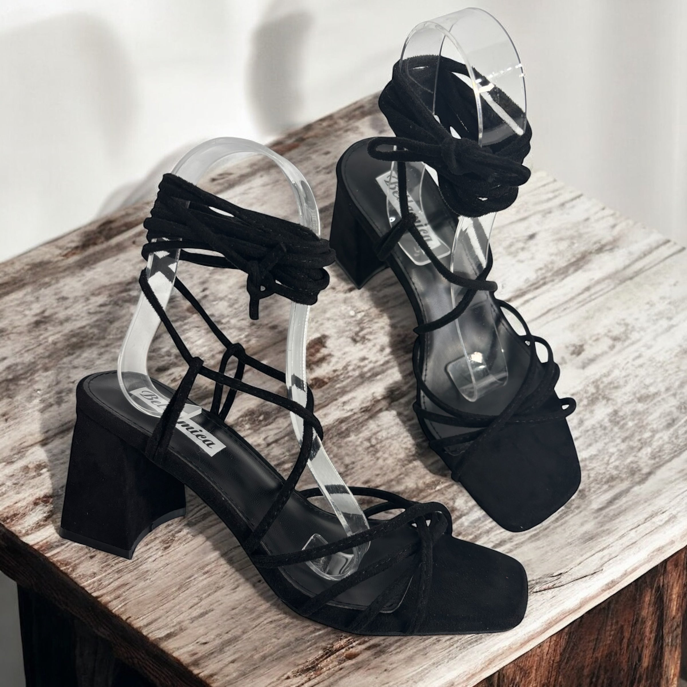 Sandali Margot Alla Schiava - Suede Nero