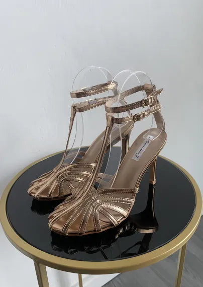 Sandali New Tango T-bar - Bronzo