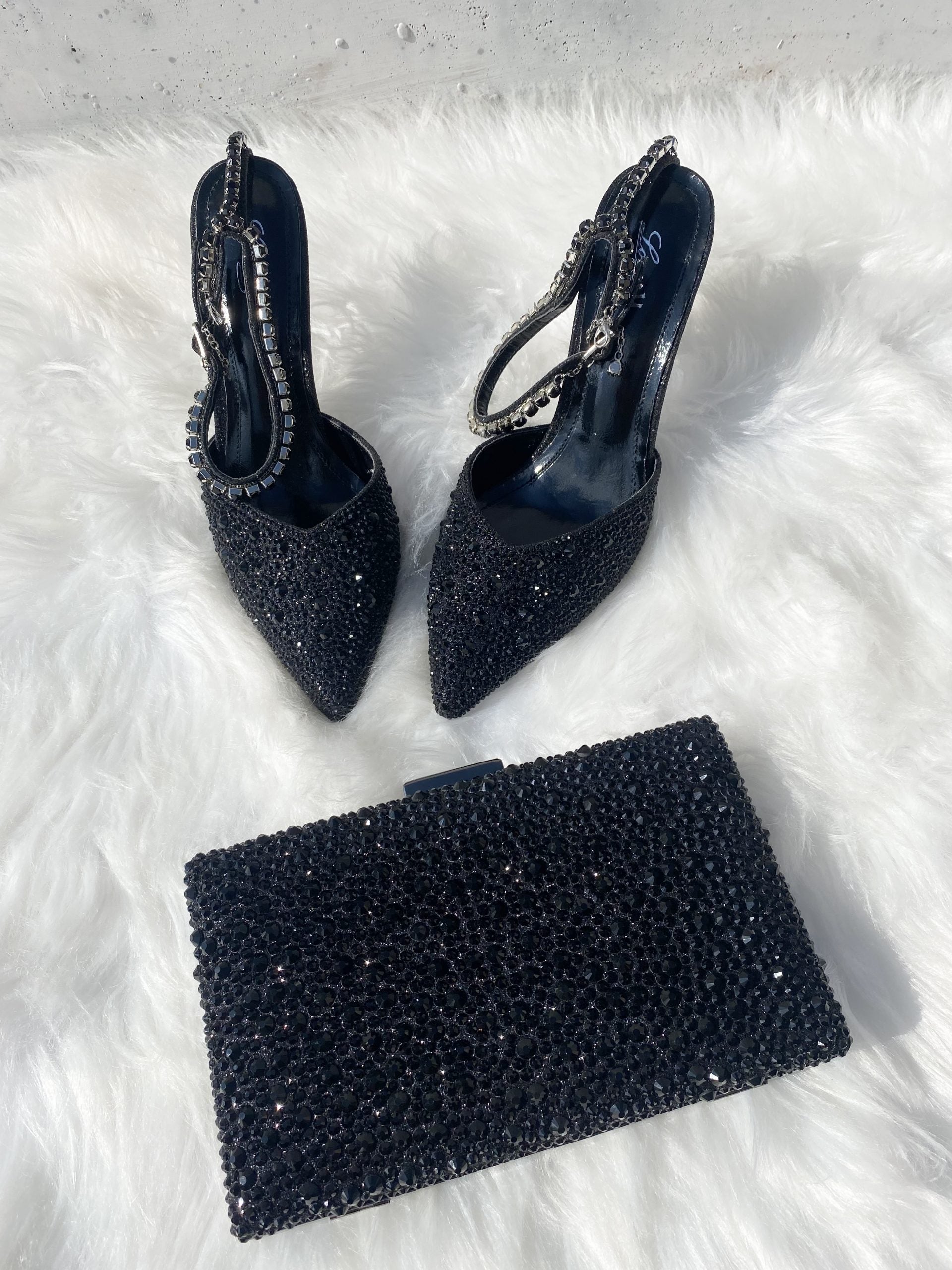 Decollete Seda Sparkle -  Nero Diamond