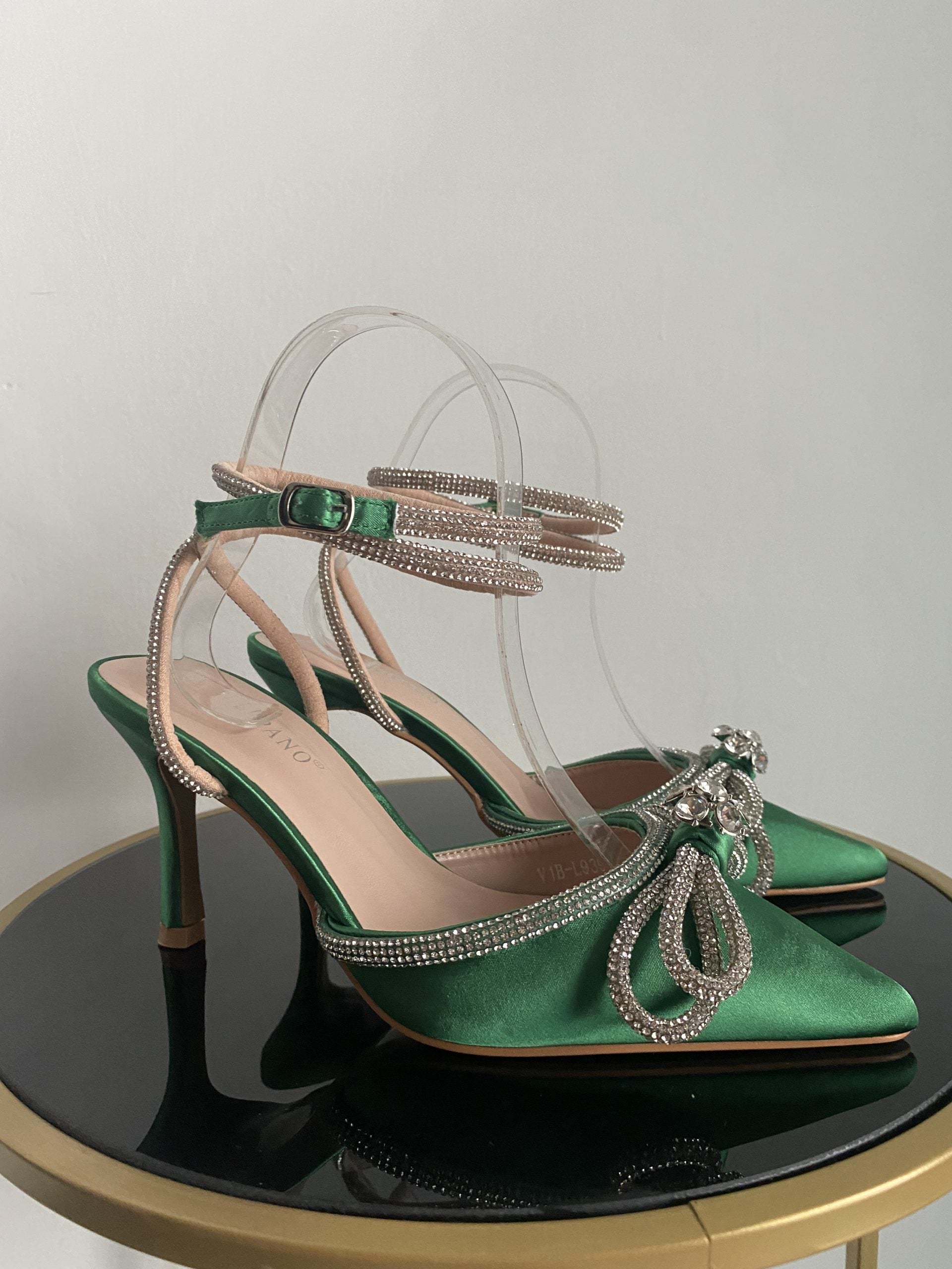 Decollete Diamond 8 - Satin Verde