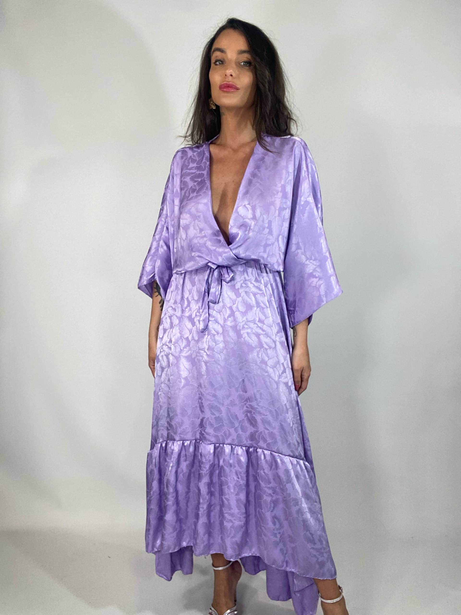 Maxi Dress 80s - Azzurro