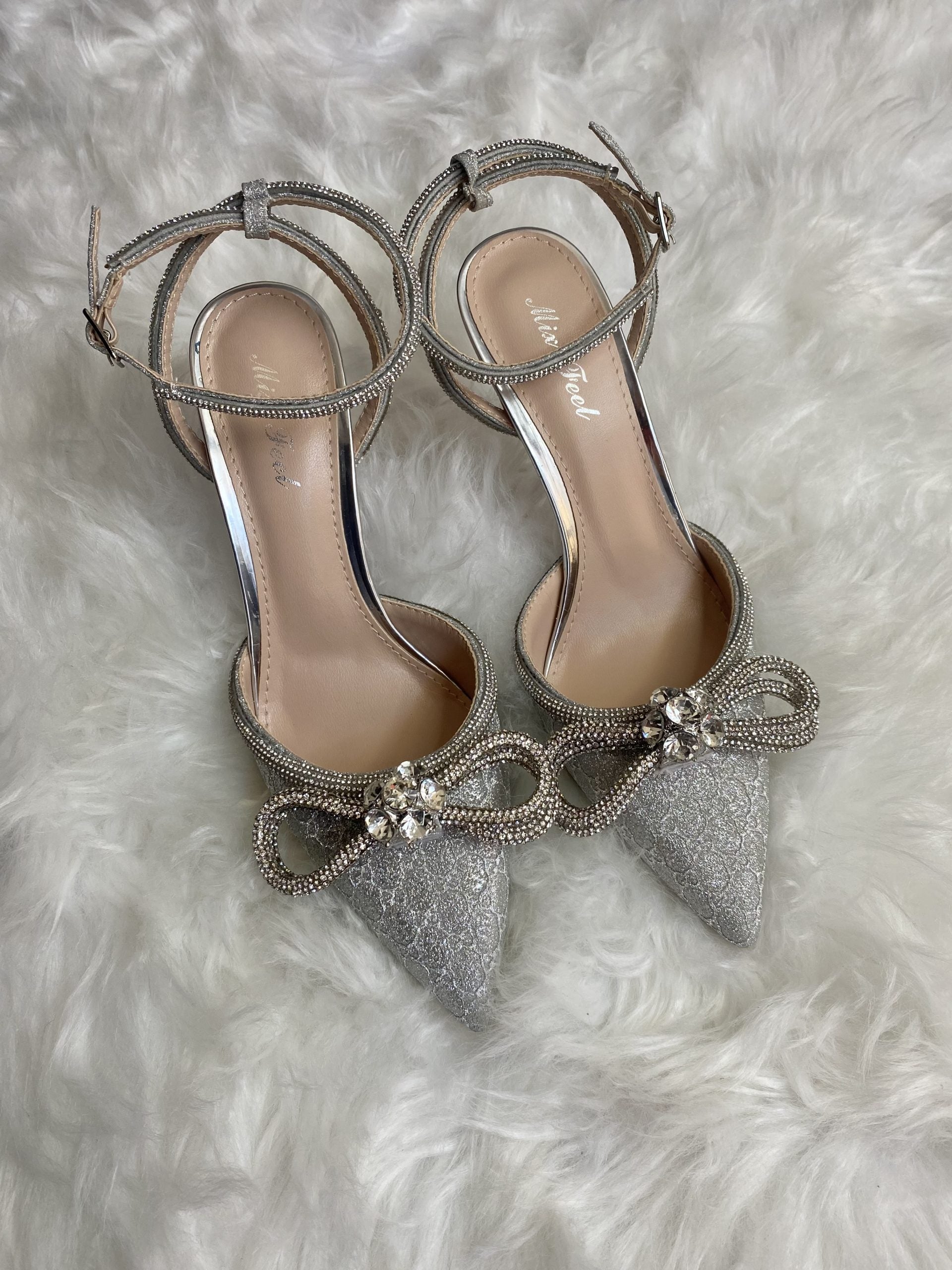 Decollete New Diamond - Glitter Argento